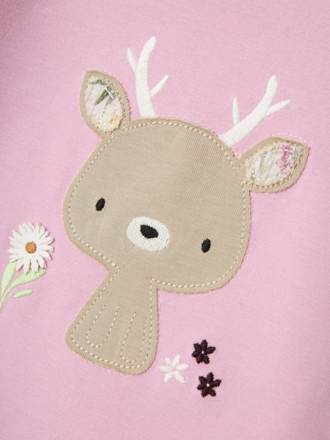 Camiseta Ciervo Bebé Rosa