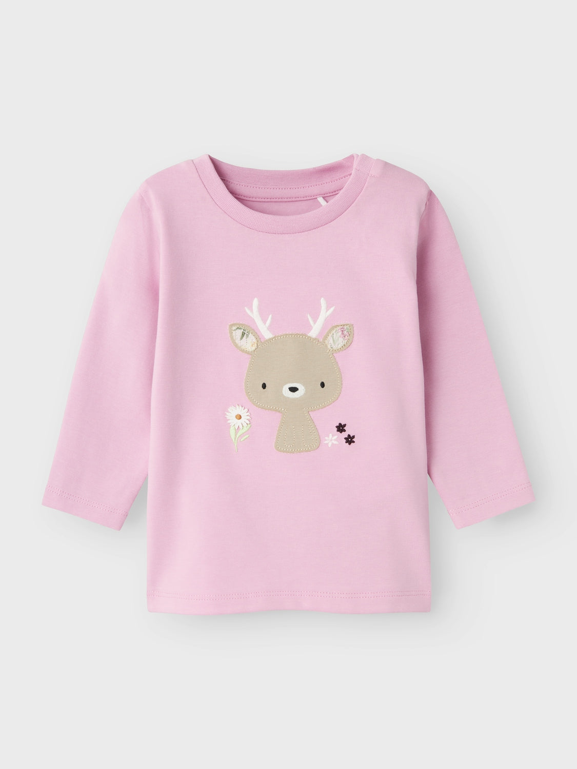 Camiseta Ciervo Bebé Rosa