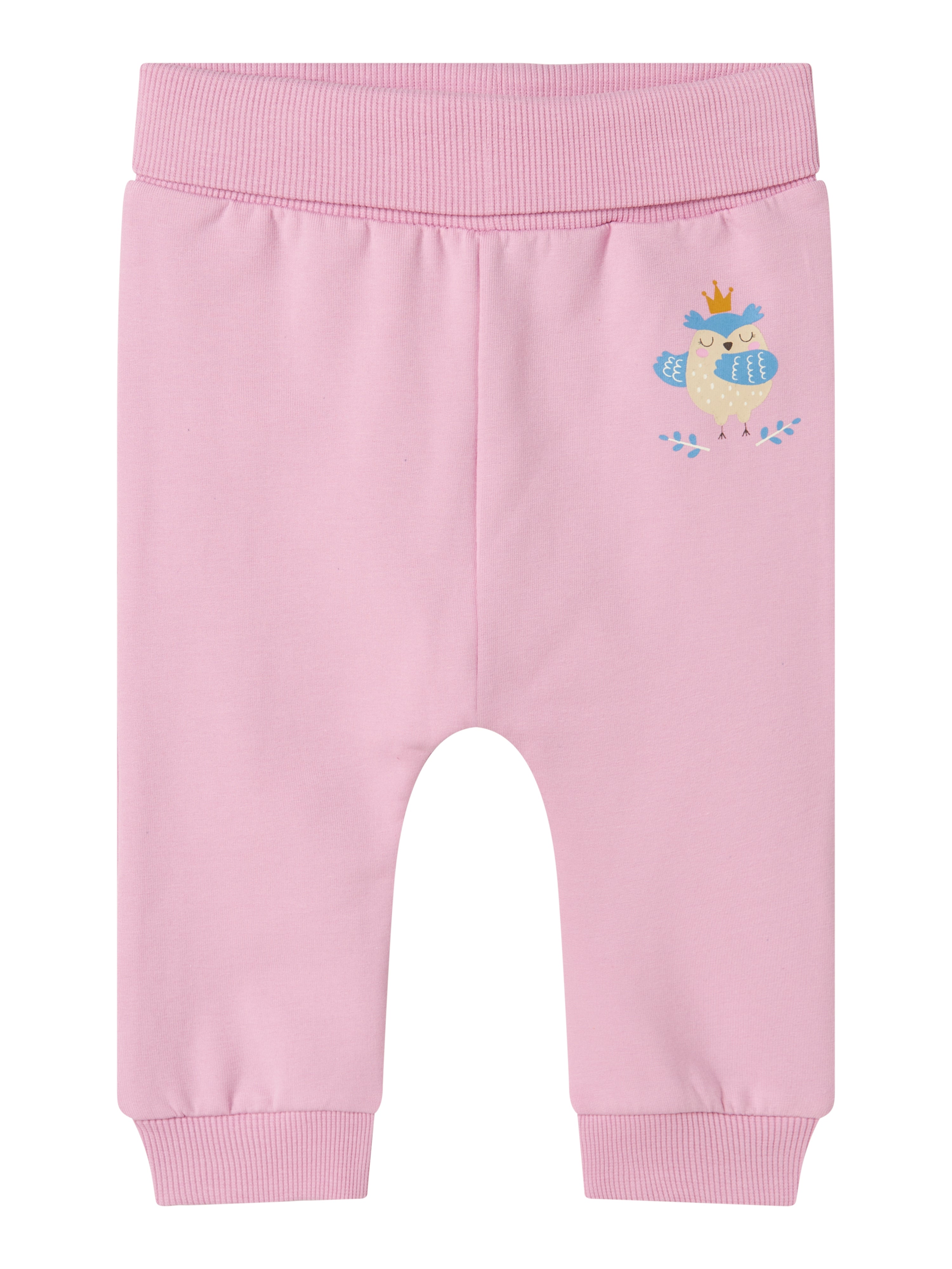 Pantalón Chándal Rosa Búho Bebé