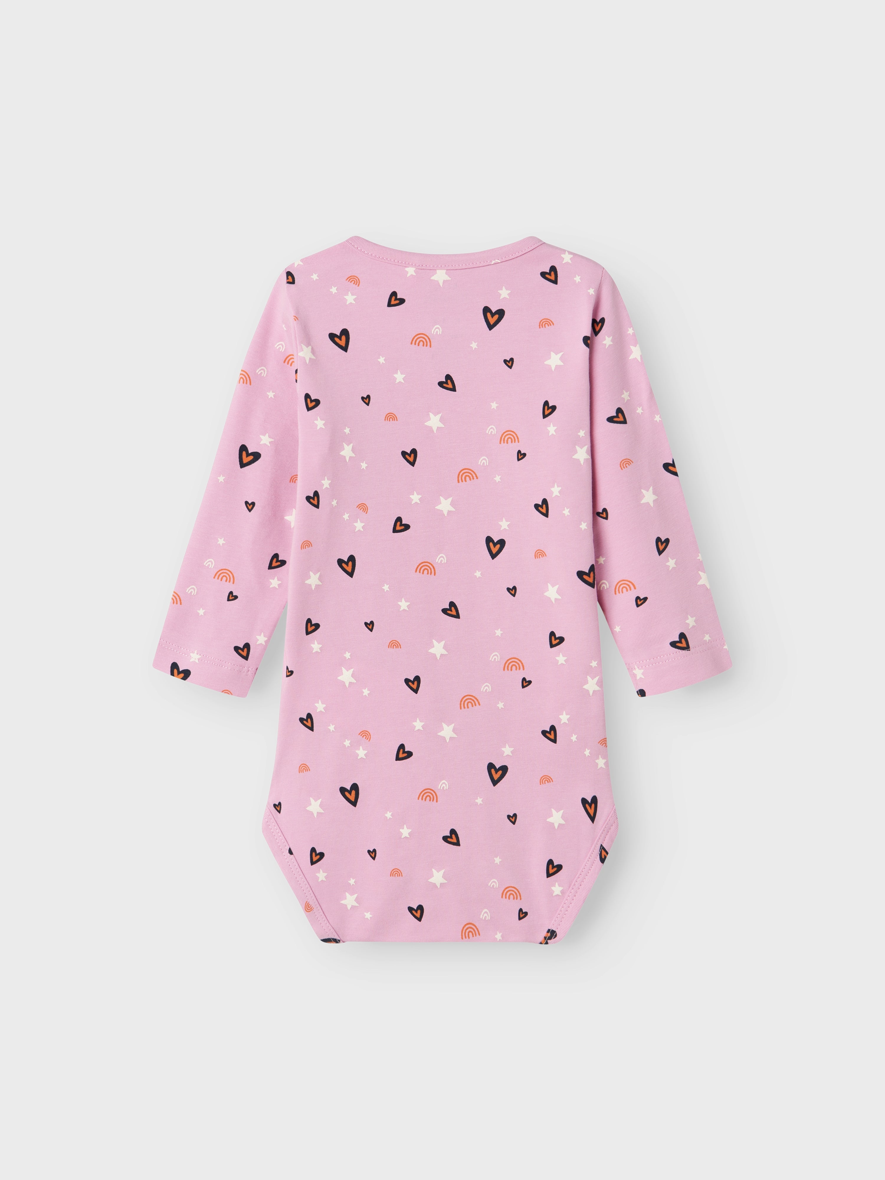 Body Lila Corazones Bebé