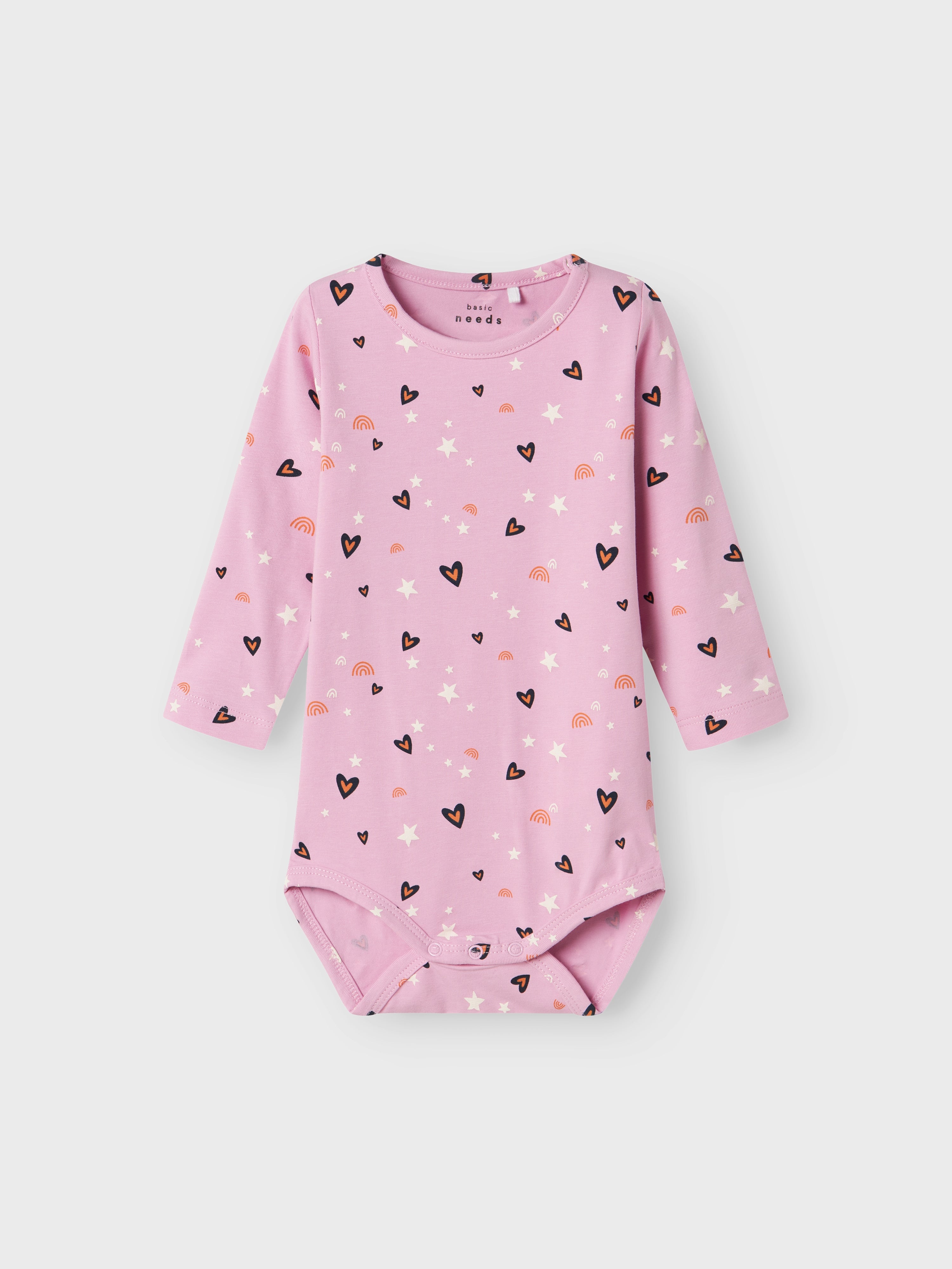 Body Lila Corazones Bebé