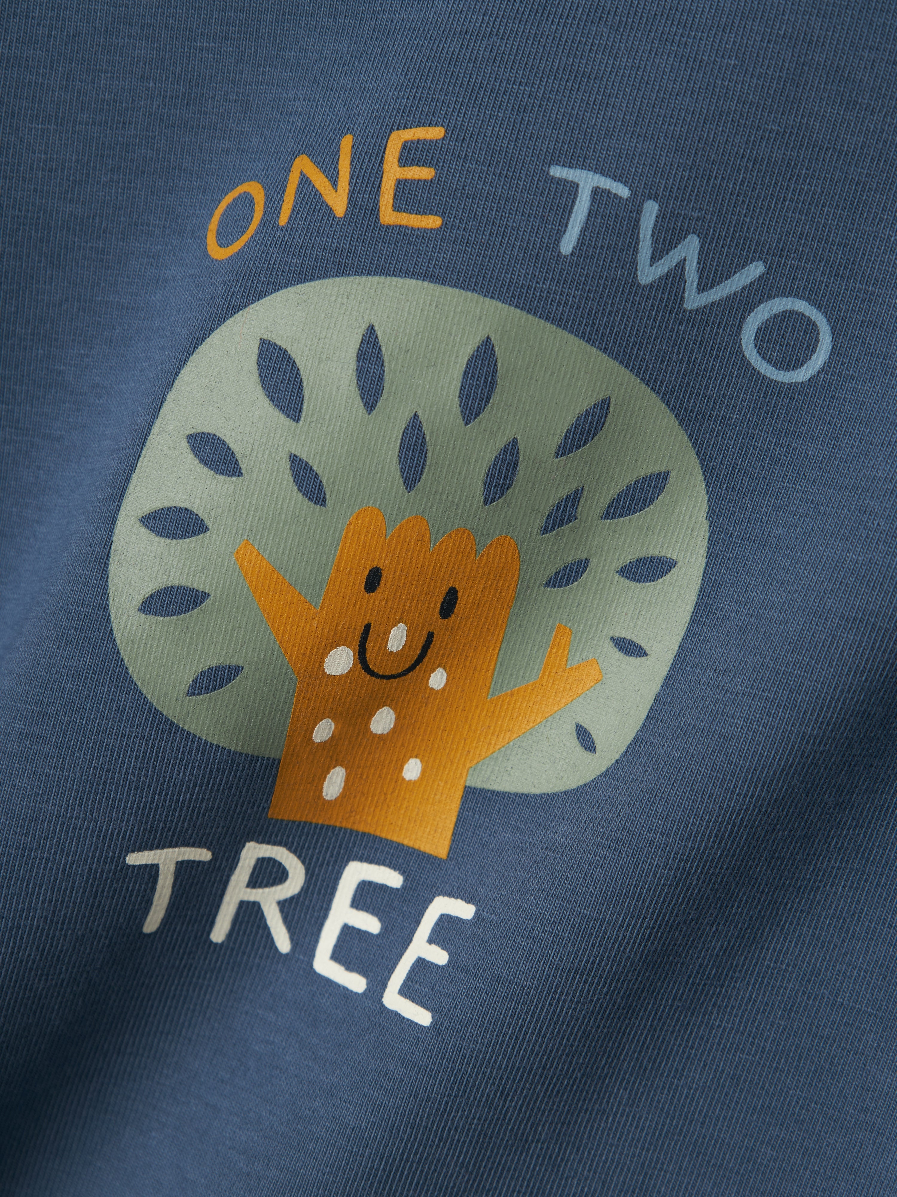 Camiseta Árbol Azul Bebé