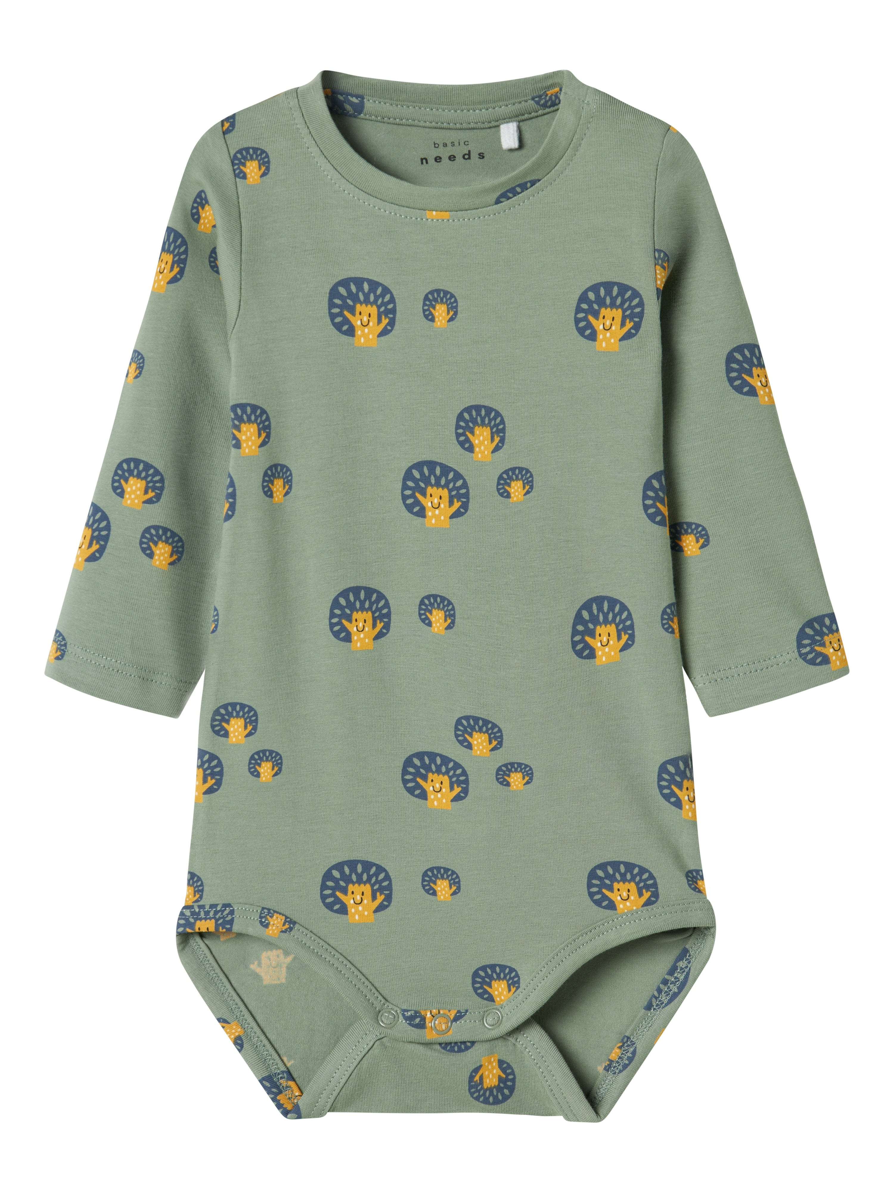 Body Árboles Verde Bebé