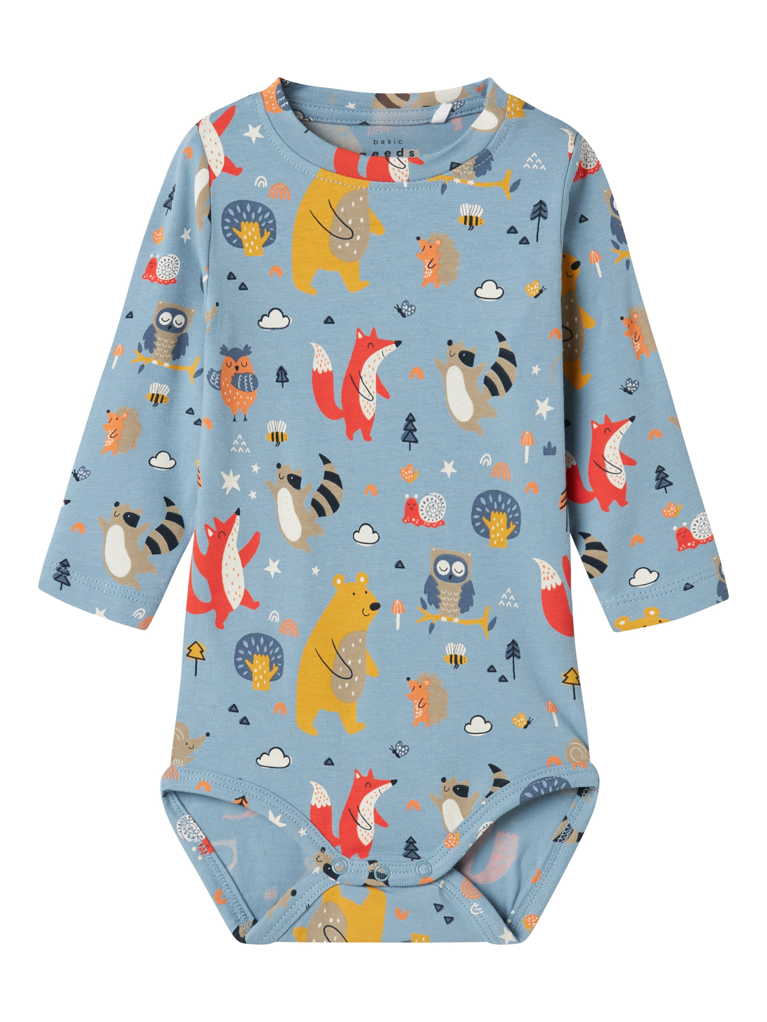 Body Animalitos Azul Bebé