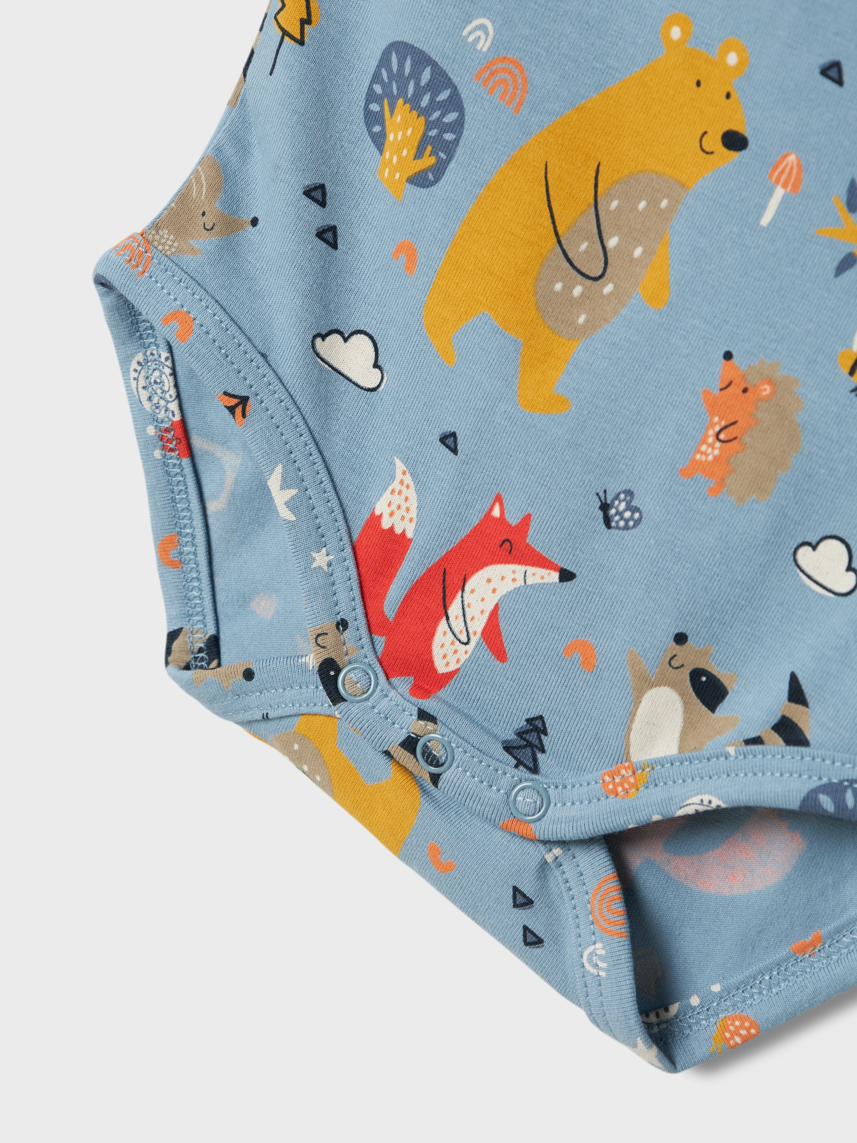 Body Animalitos Azul Bebé