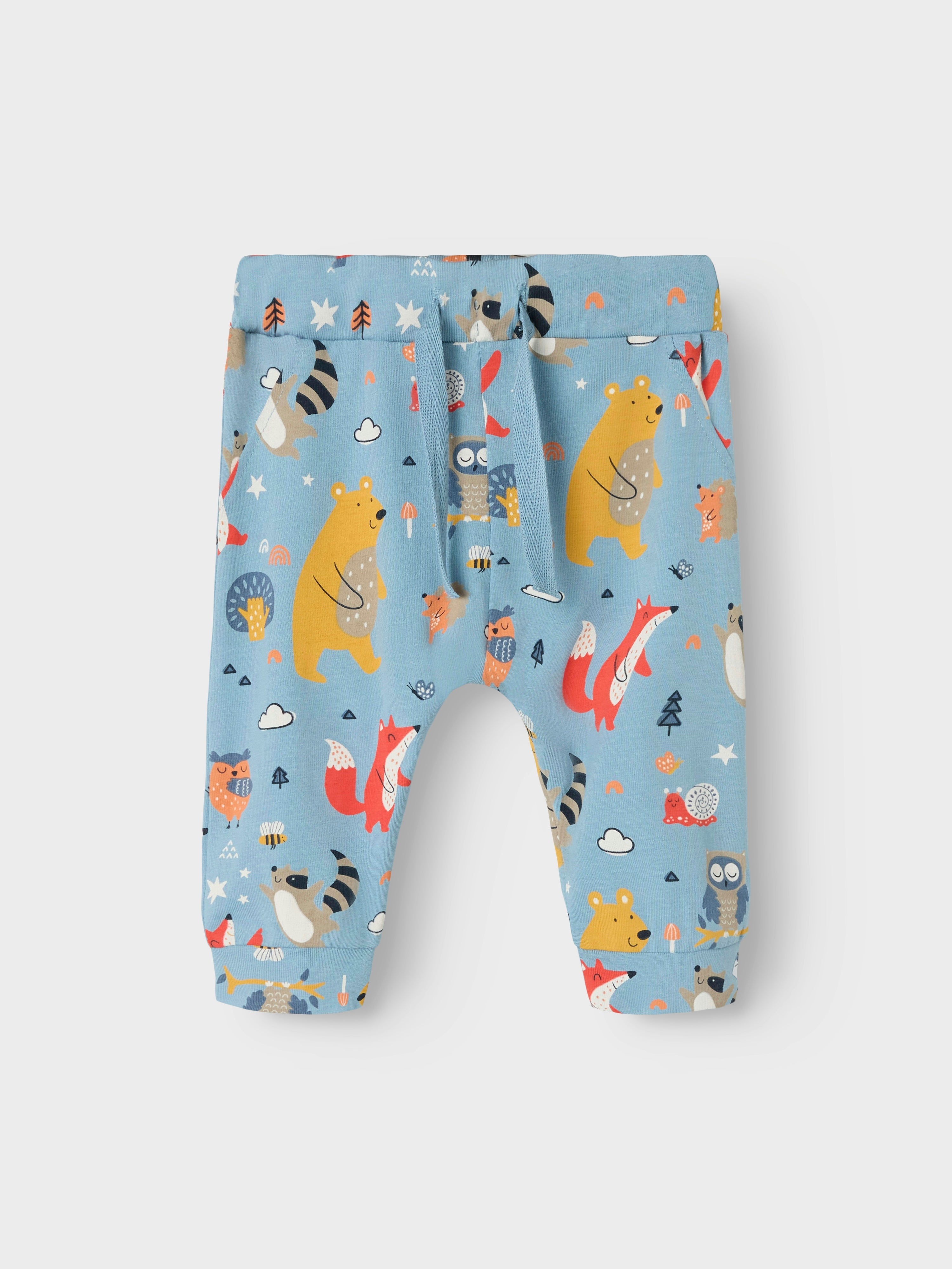 Pantalón Animalitos Azul Bebé
