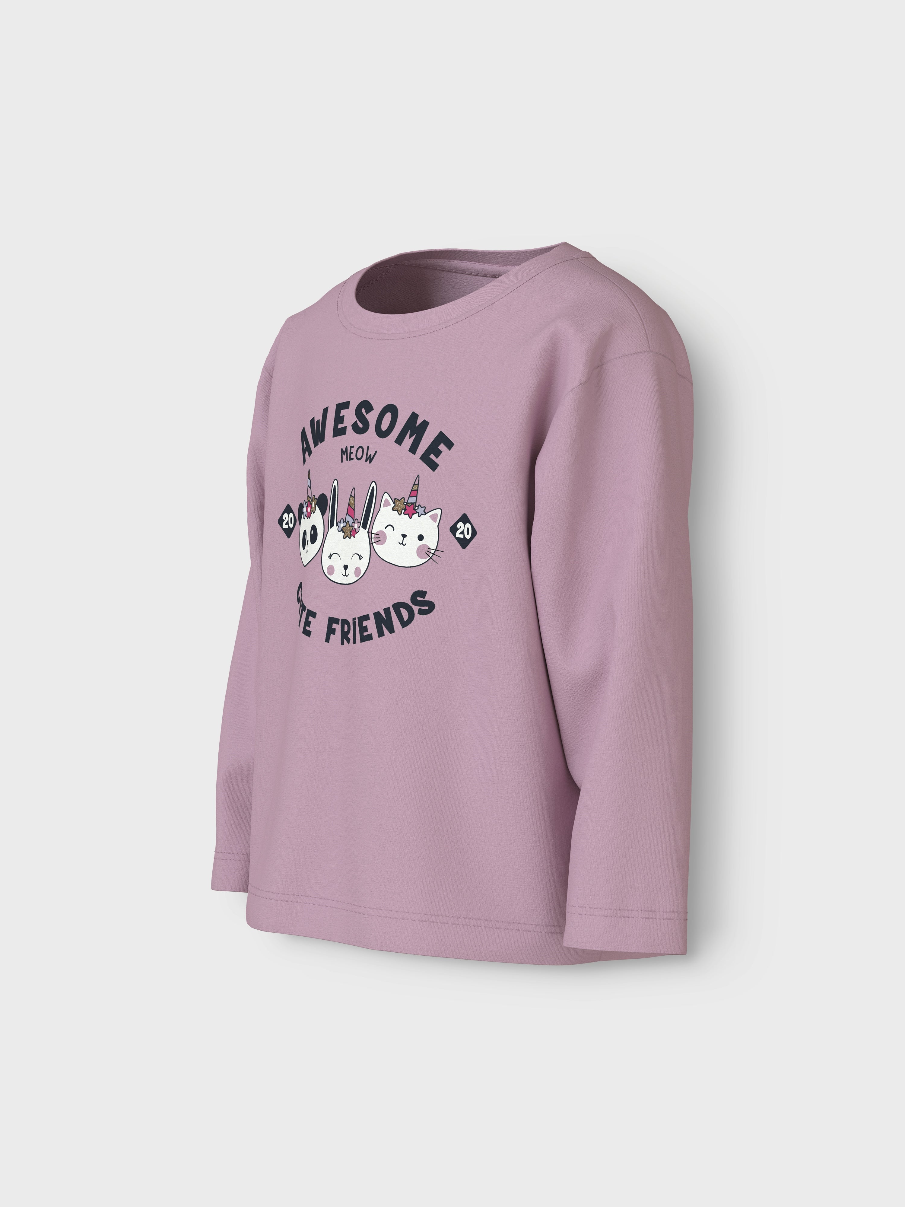 Camiseta Cute Friends Rosa Mini