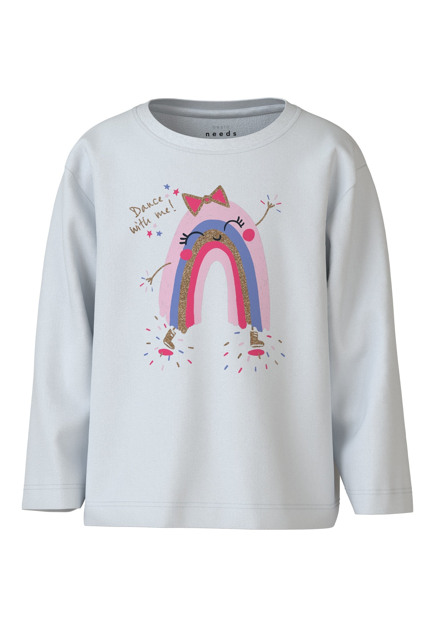 Camiseta Dance Rainbow Blanca Mini