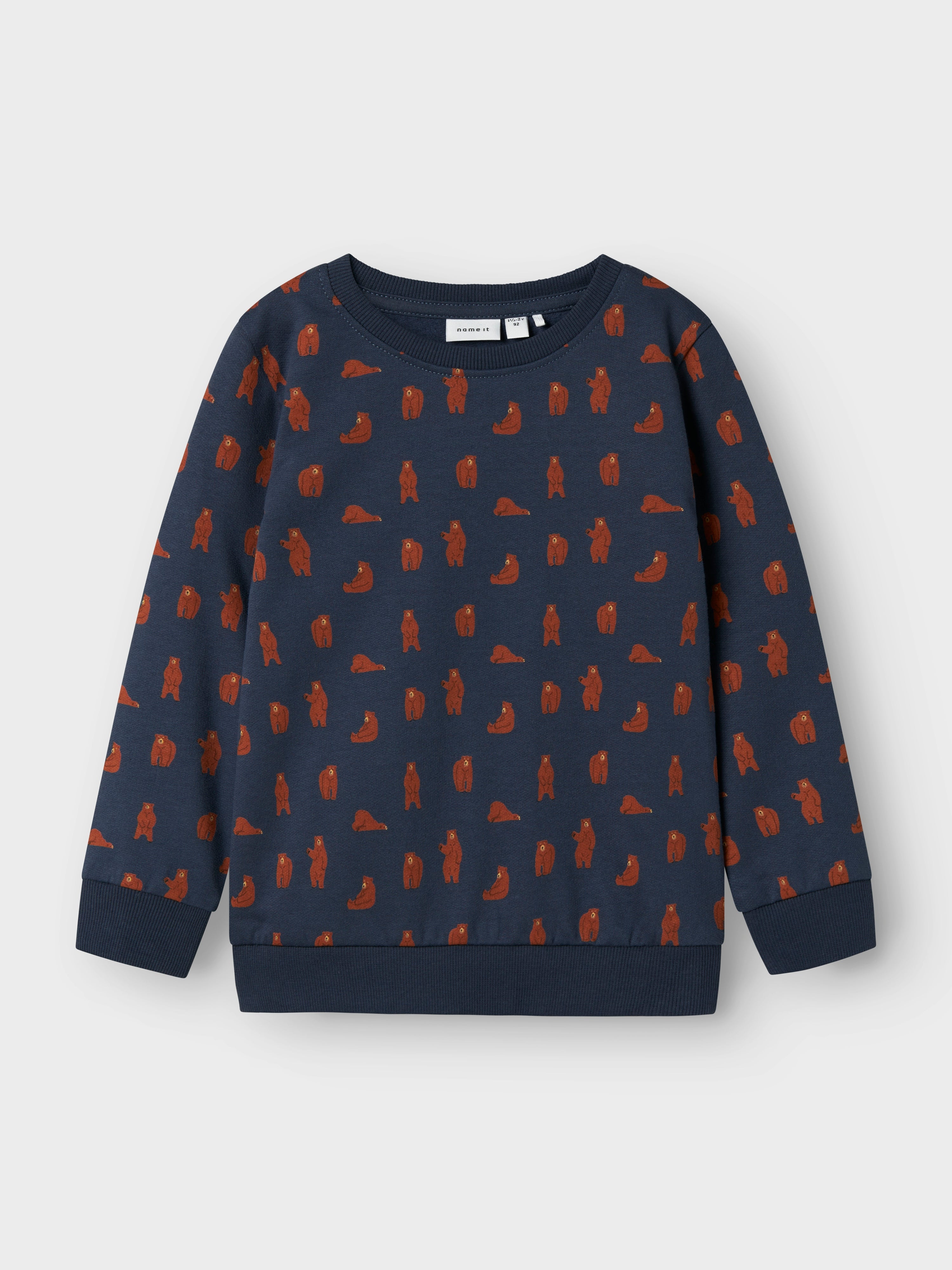 Sudadera Oso Azul Mini