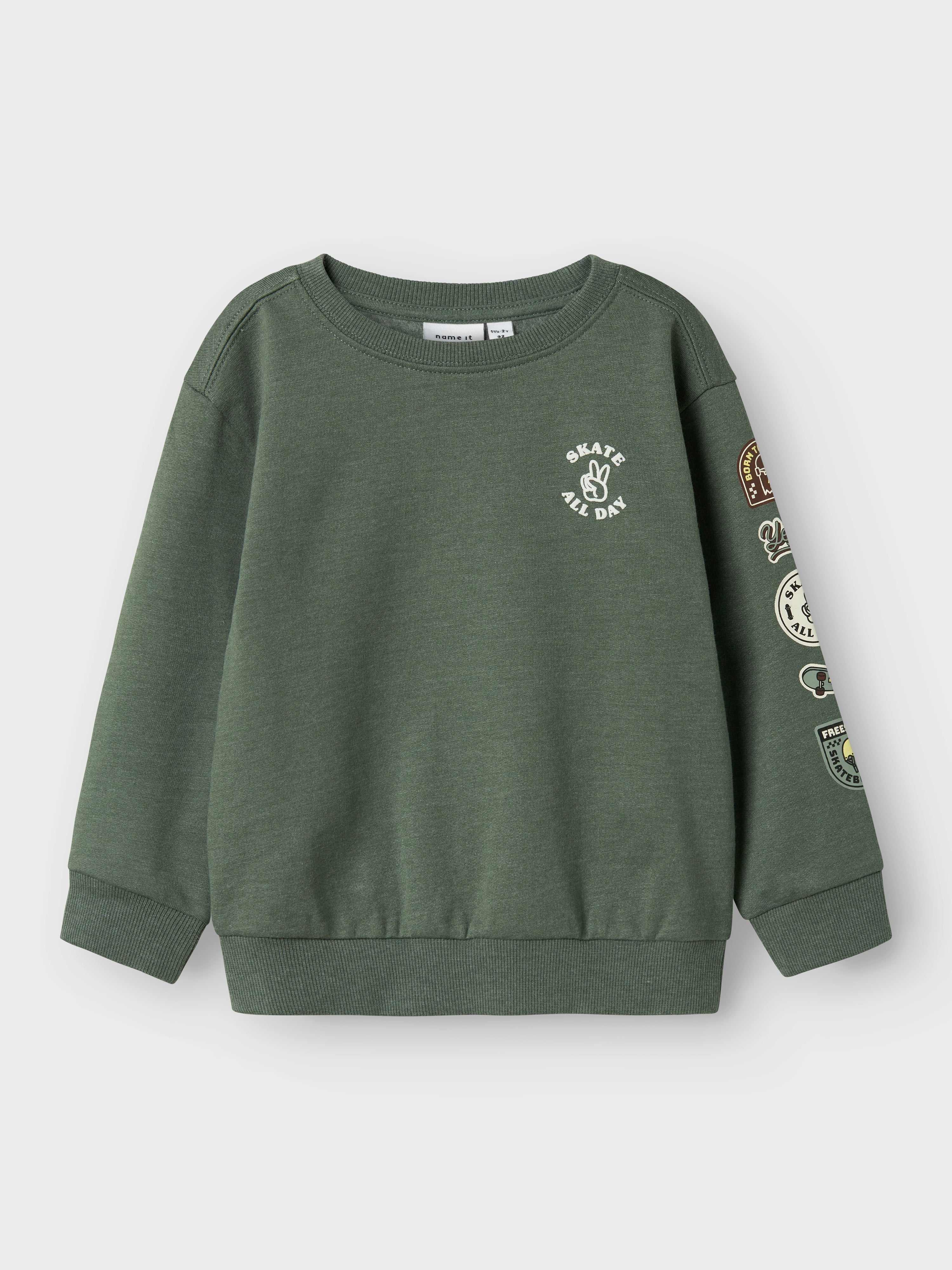 Sudadera Skate Verde Mini