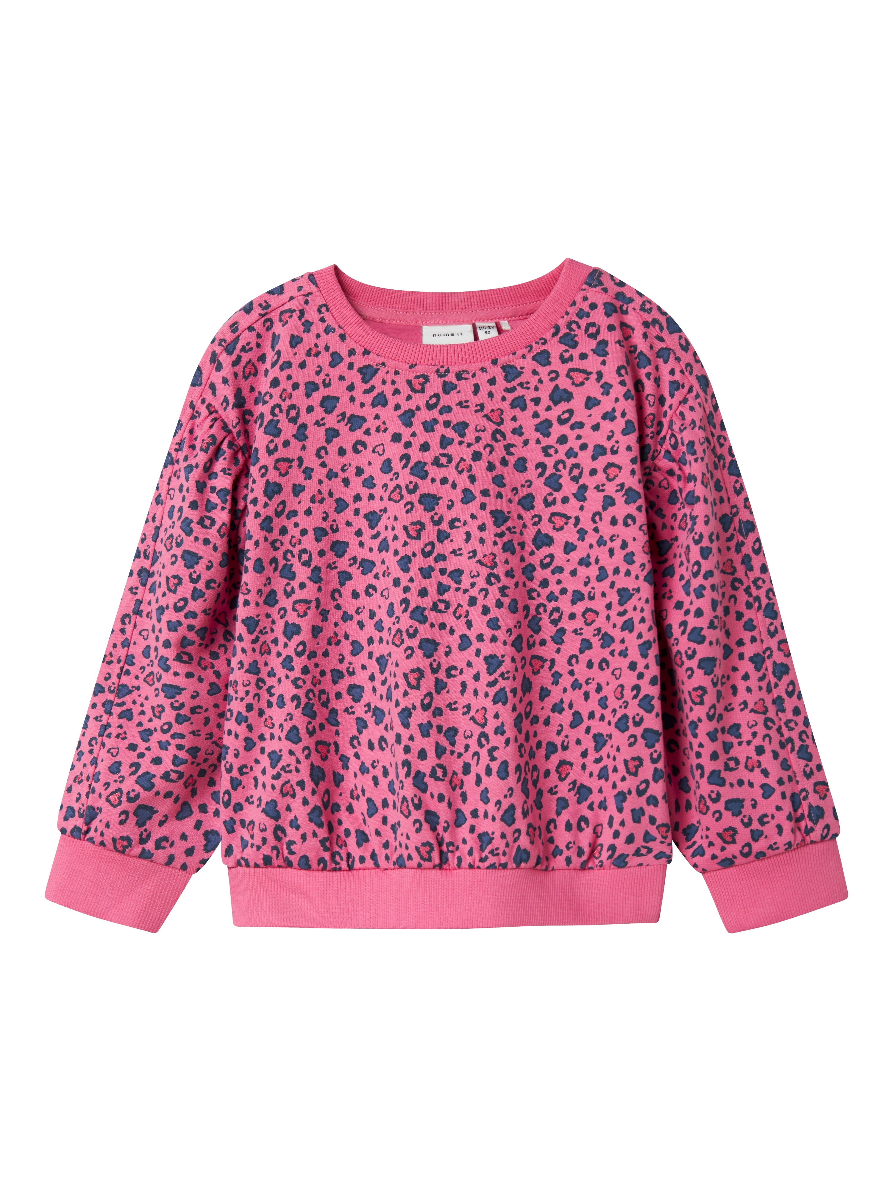 Sudadera Animal Print Fucsia Mini