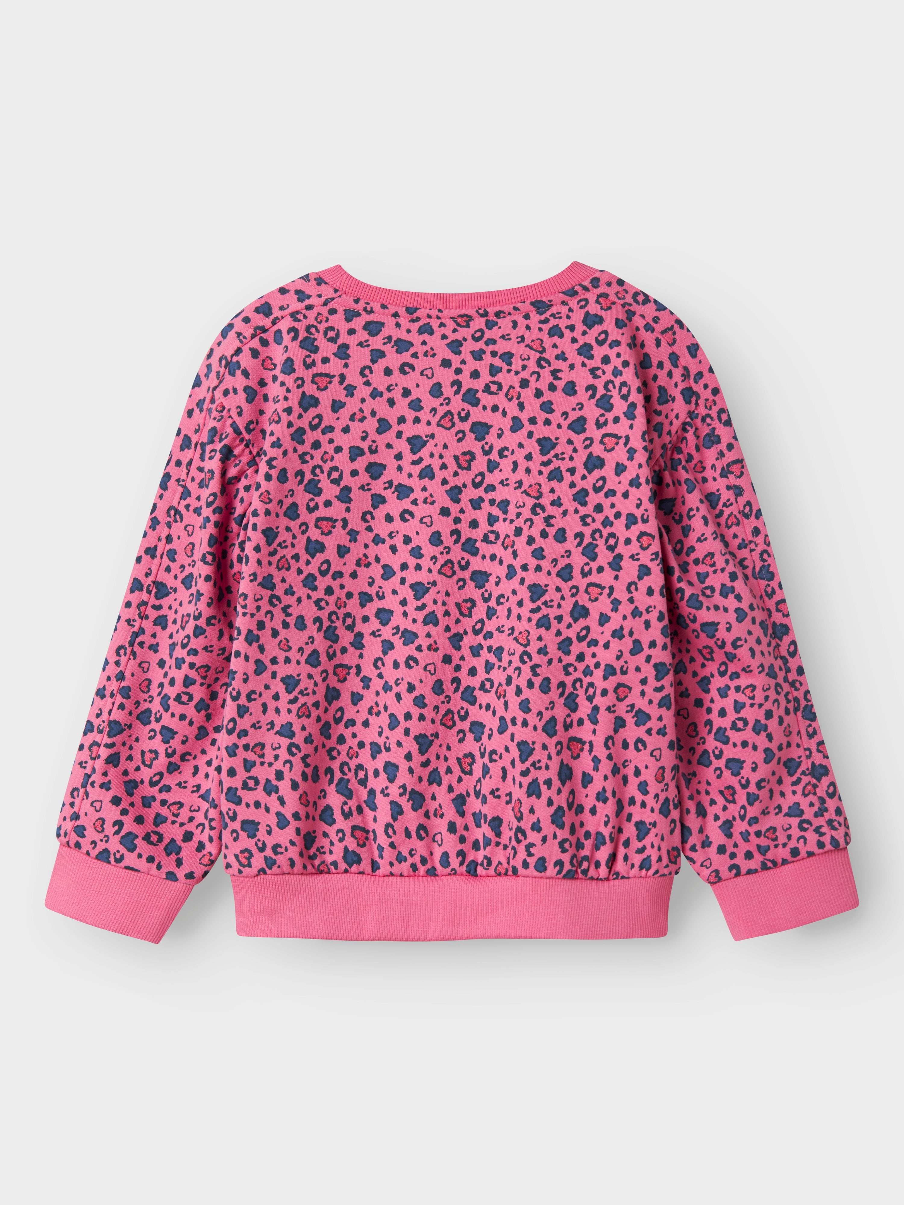Sudadera Animal Print Fucsia Mini