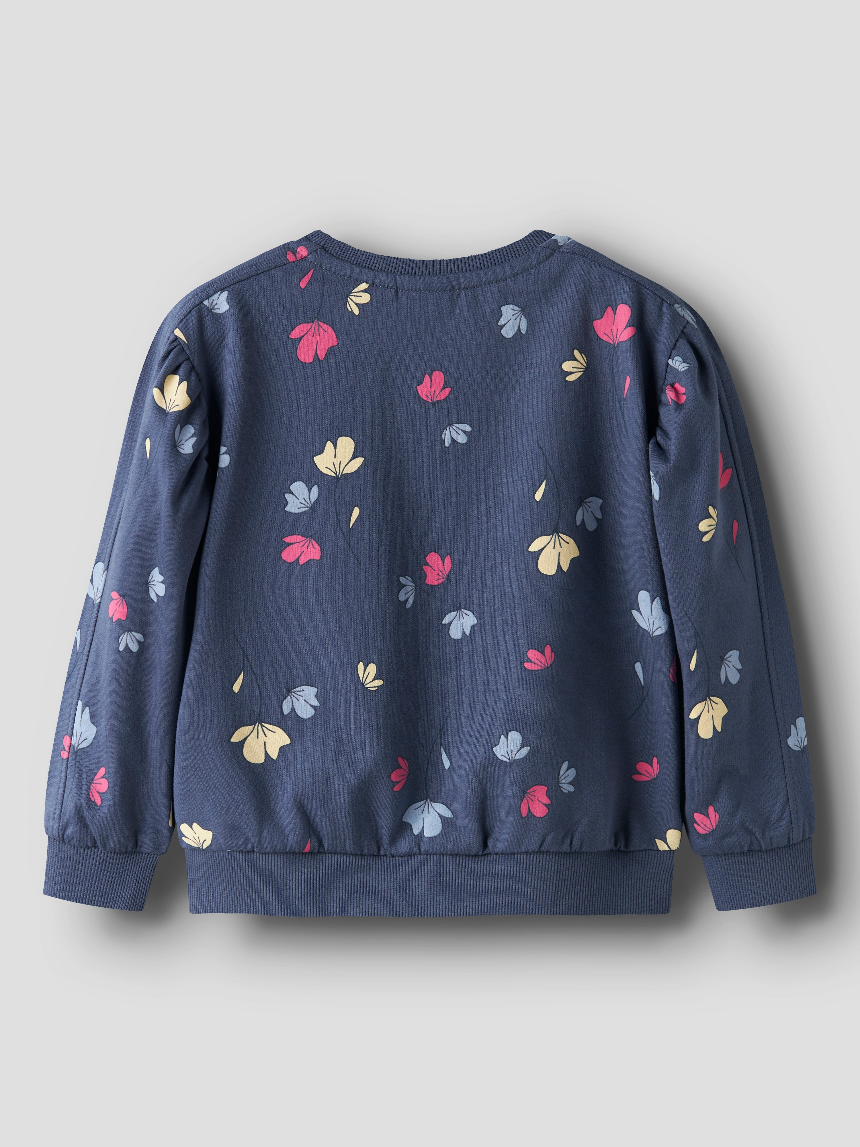 Sudadera Floral Azul Mini