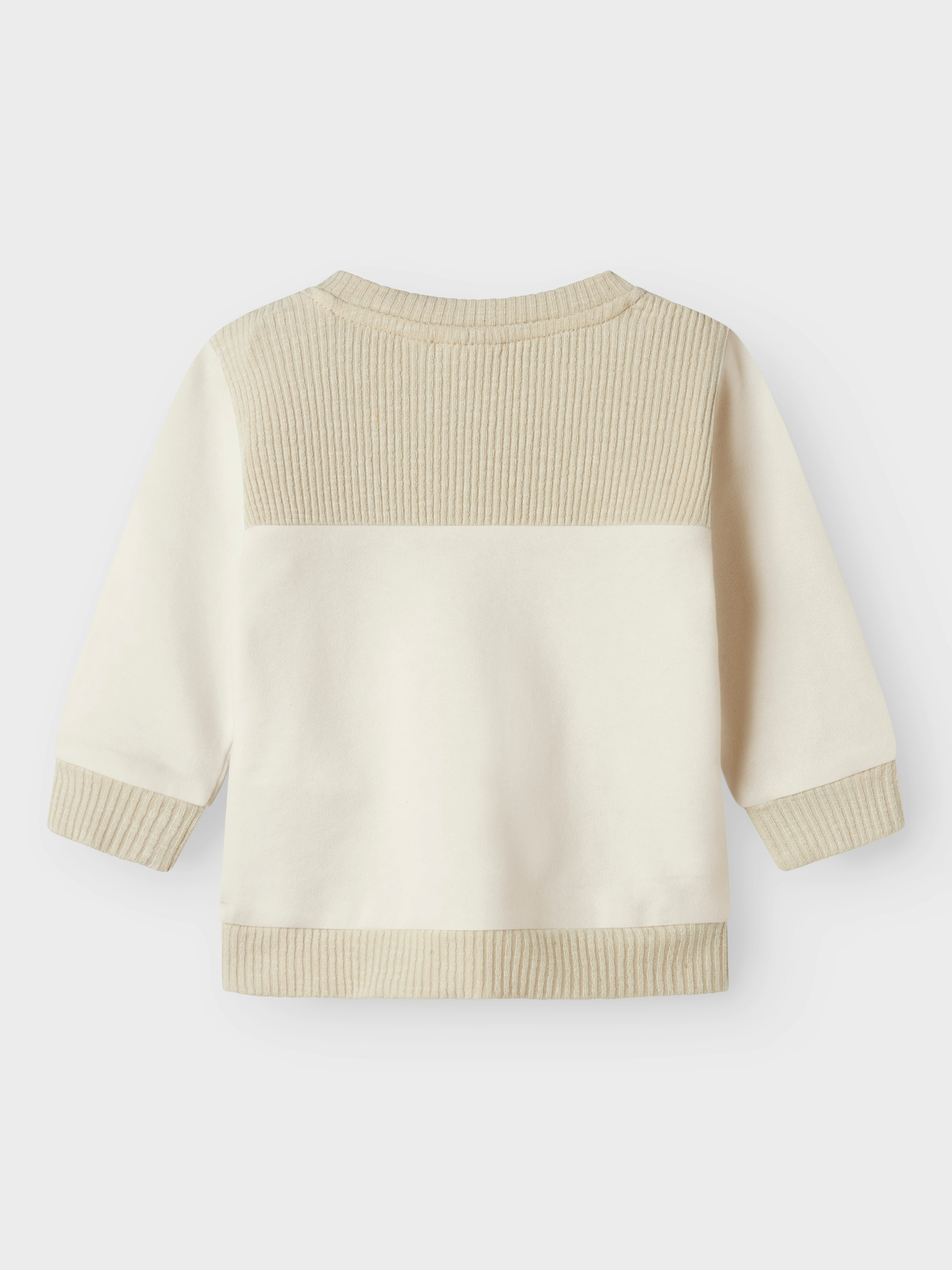 Sudadera Oso Blanca Bebé