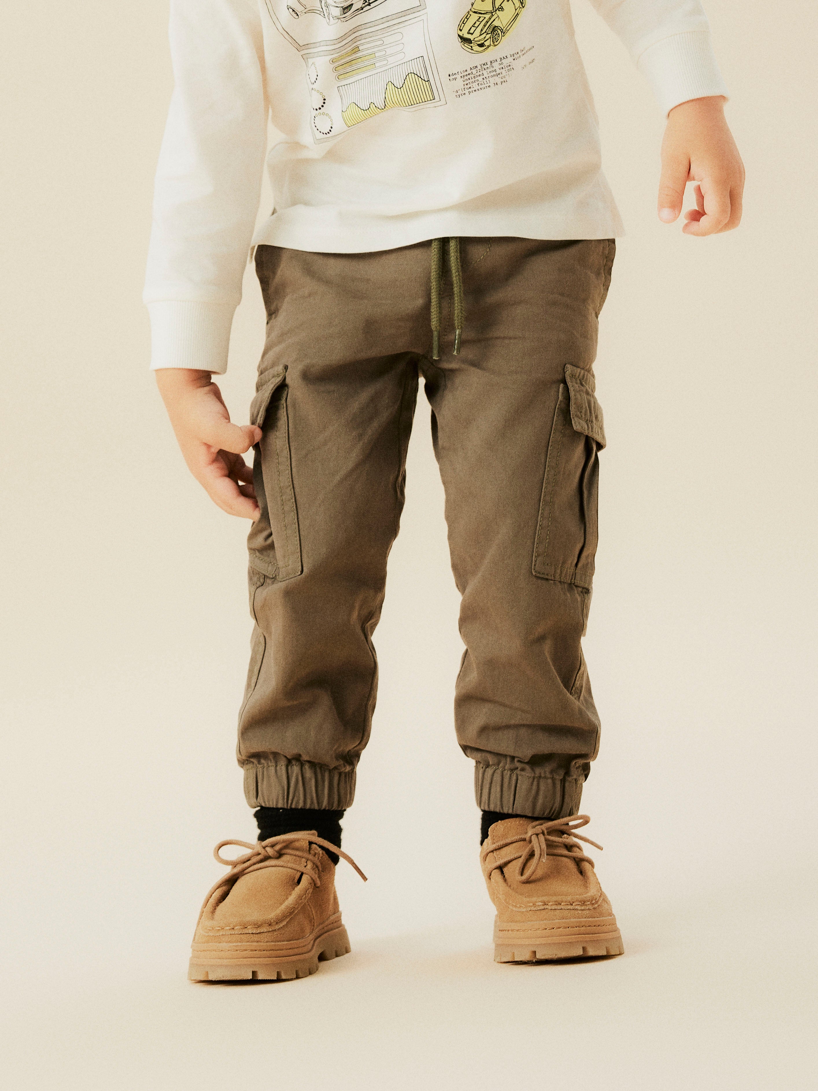 Pantalón Cargo Olive Mini