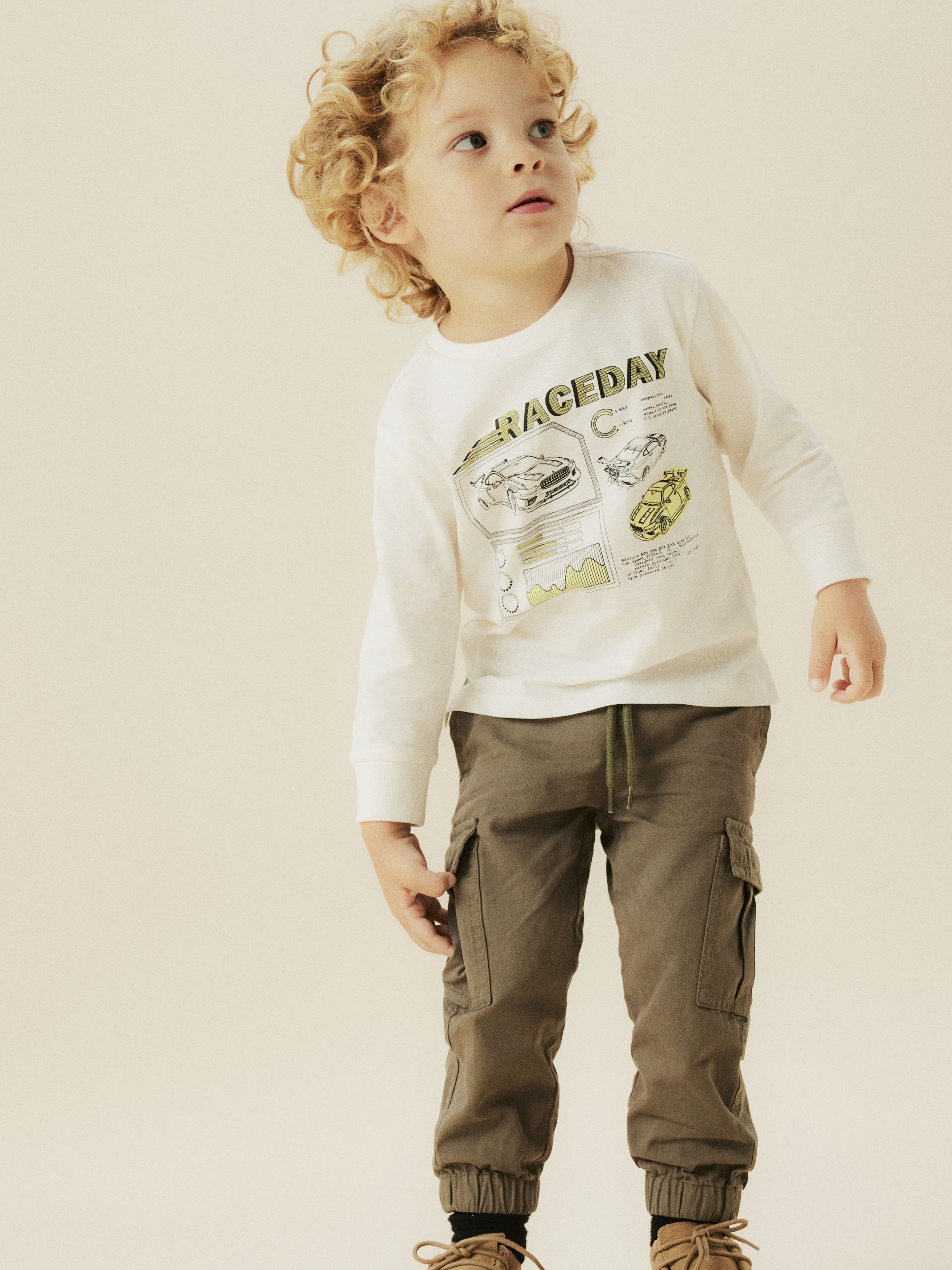 Pantalón Cargo Olive Mini