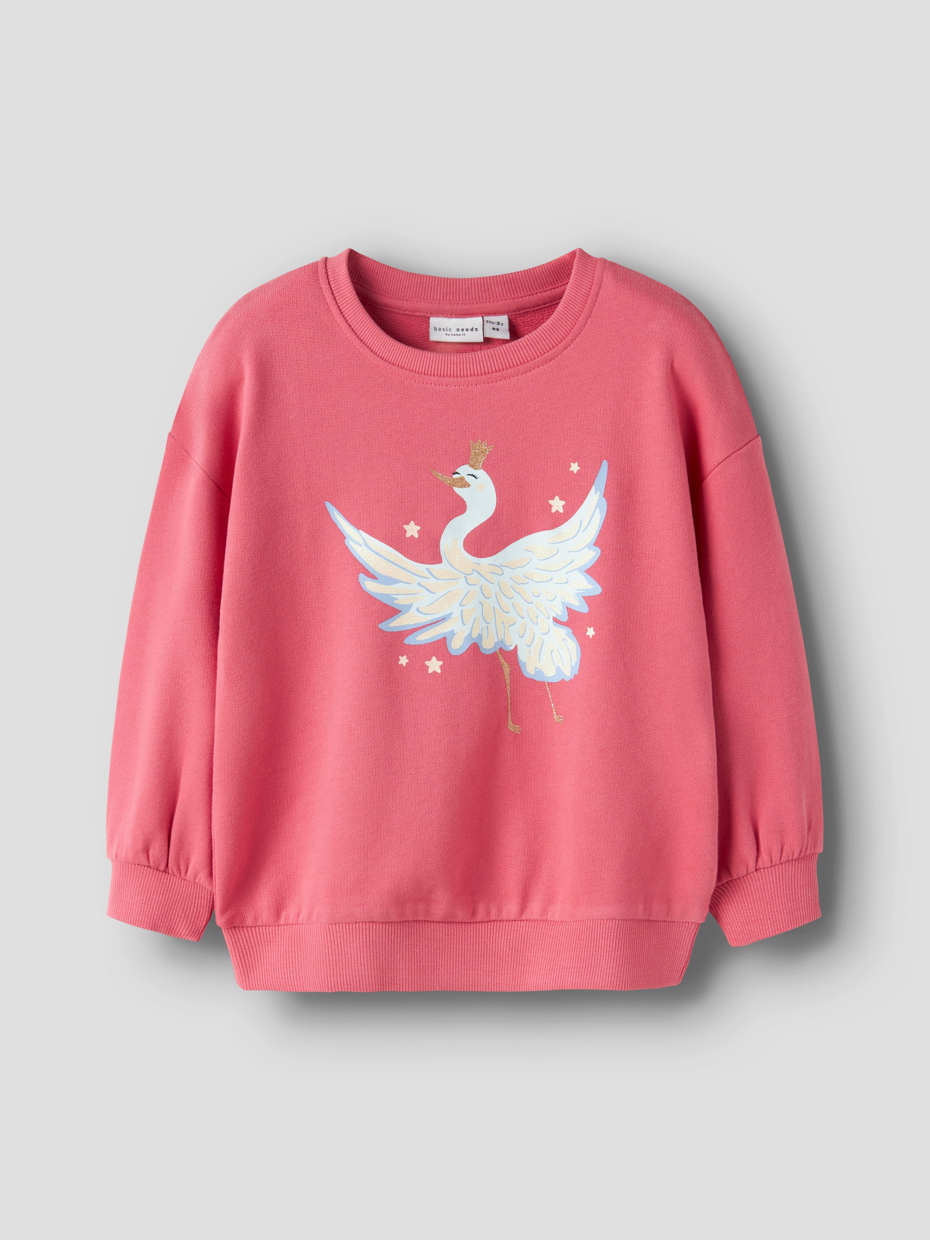 Sudadera Grulla Rosa Mini