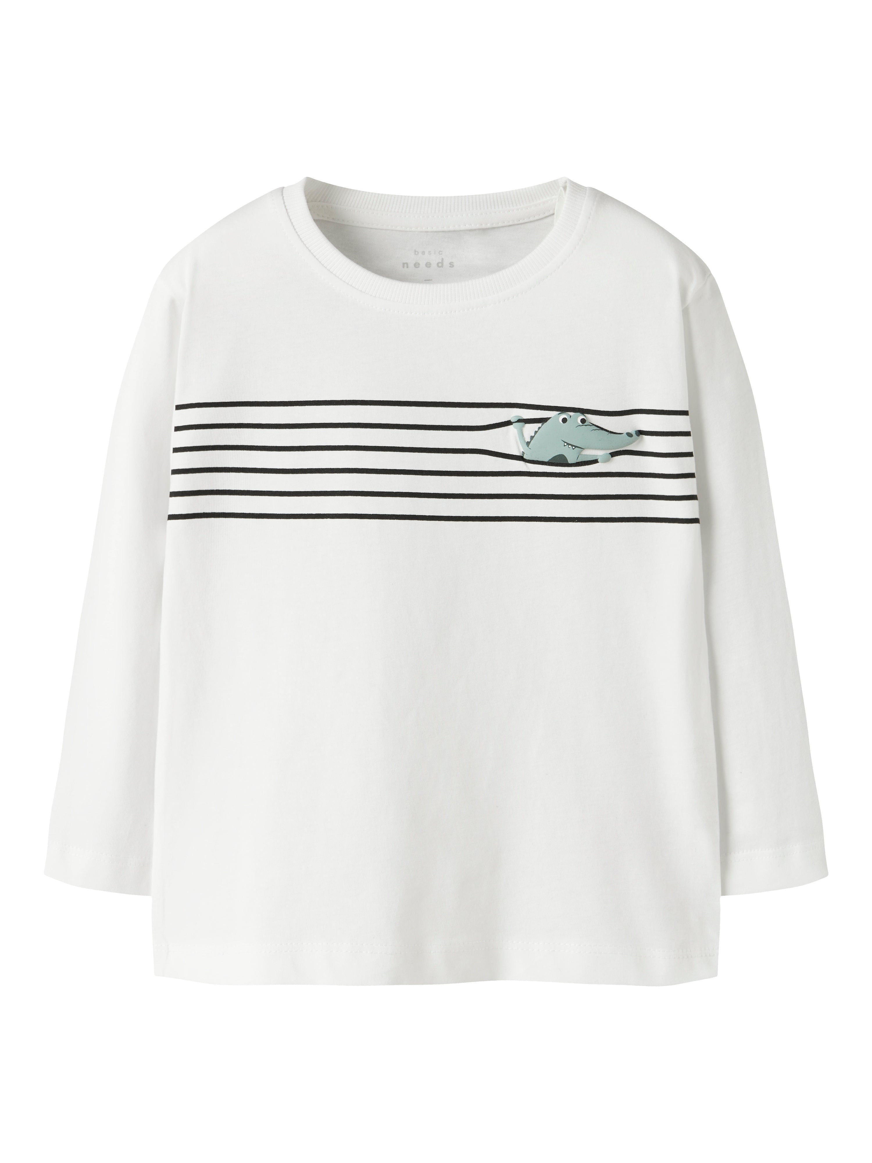 Camiseta Rayas Cocodrilo Mini