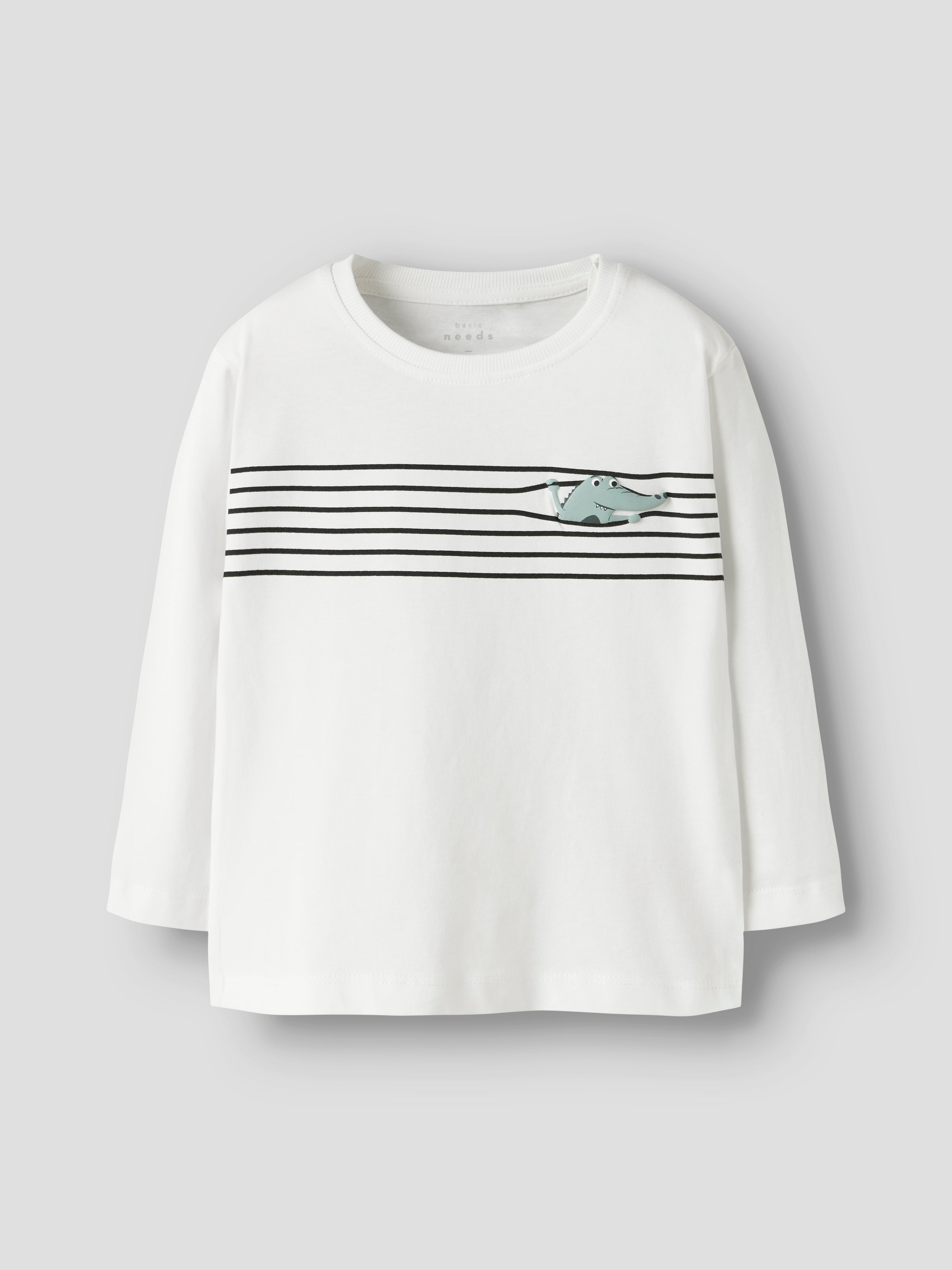 Camiseta Rayas Cocodrilo Mini