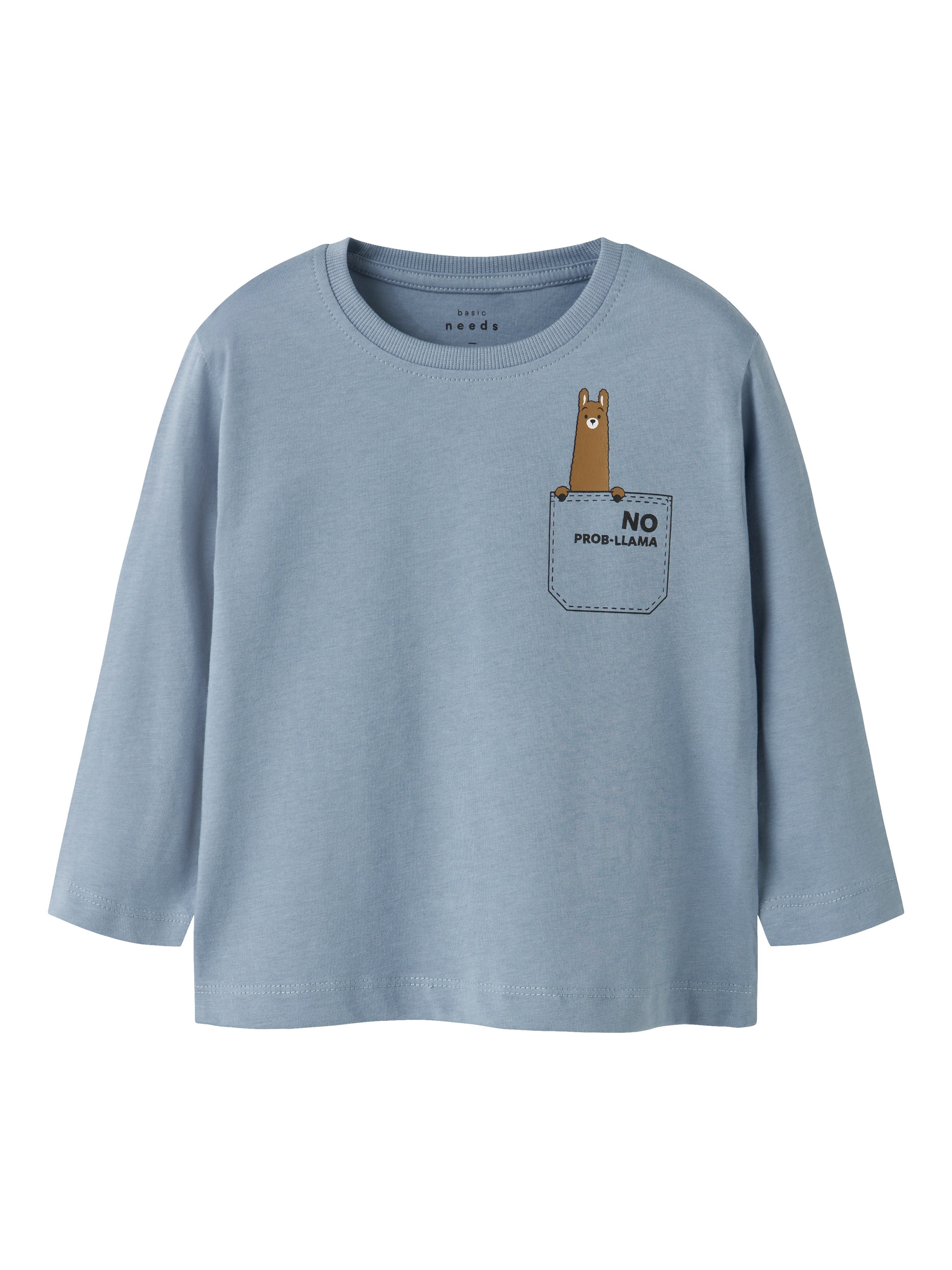 Camiseta Llama Azul Mini