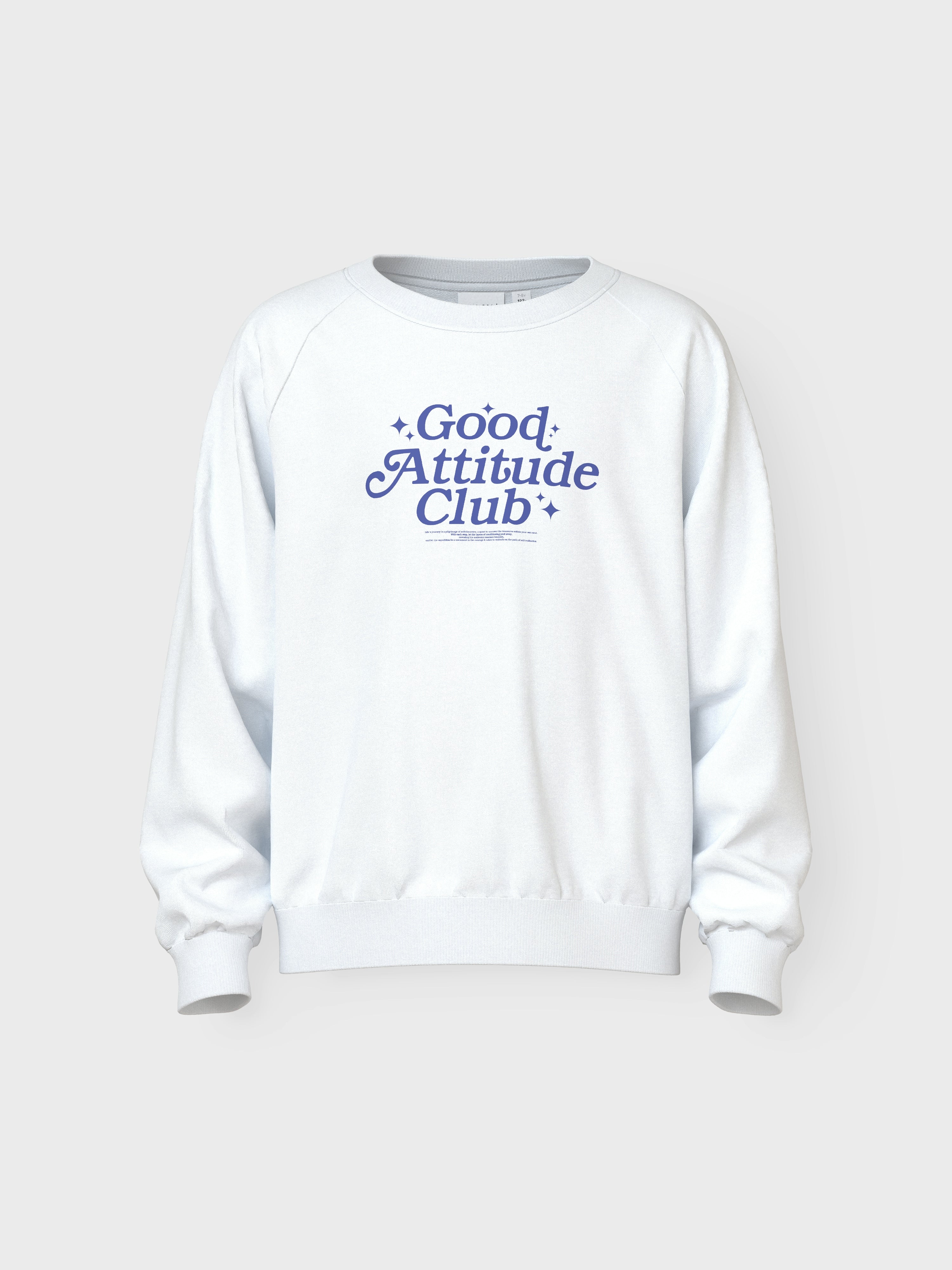 Sudadera Attitude Blanca Kid