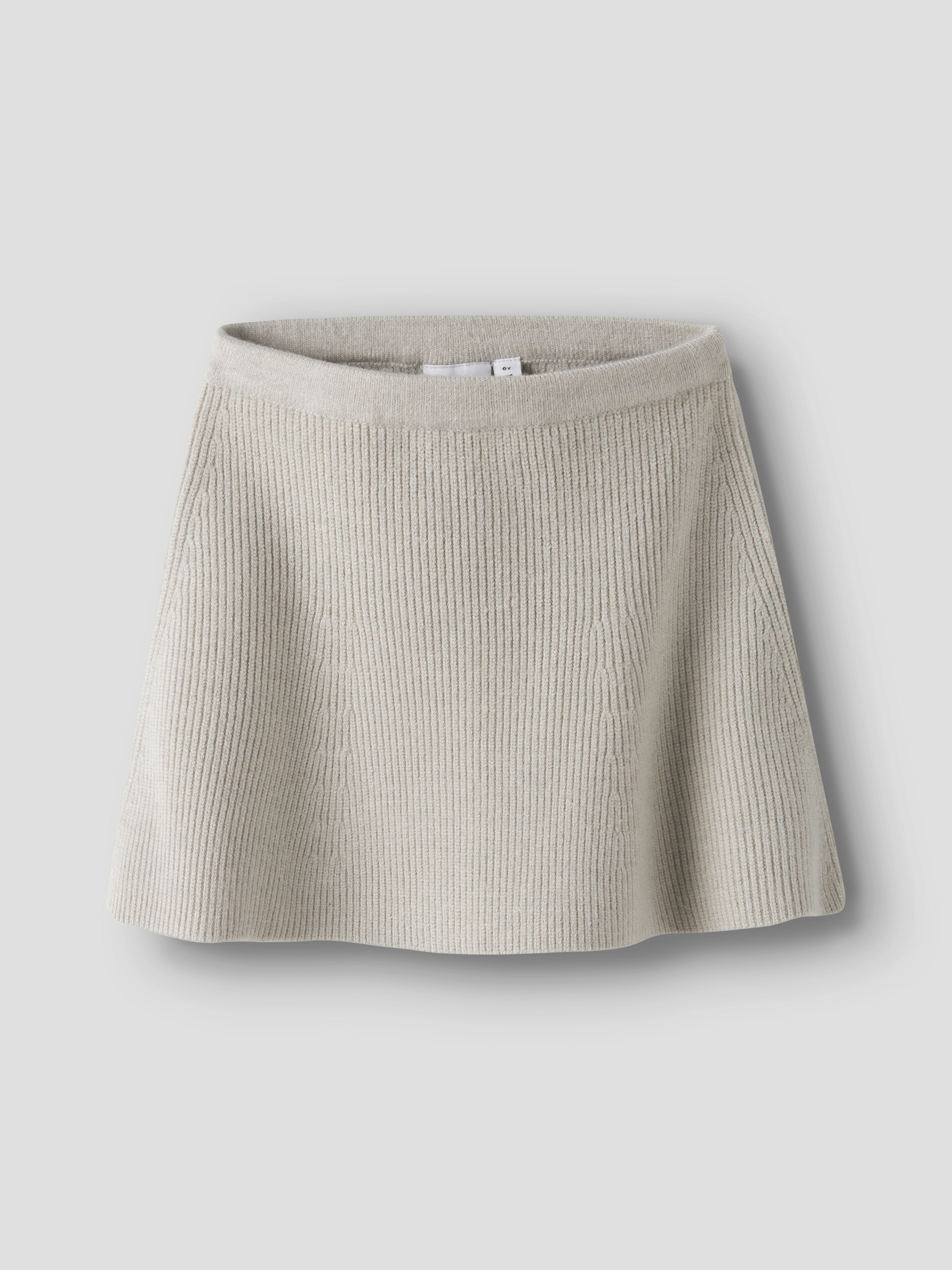 Falda Punto Beige Mini