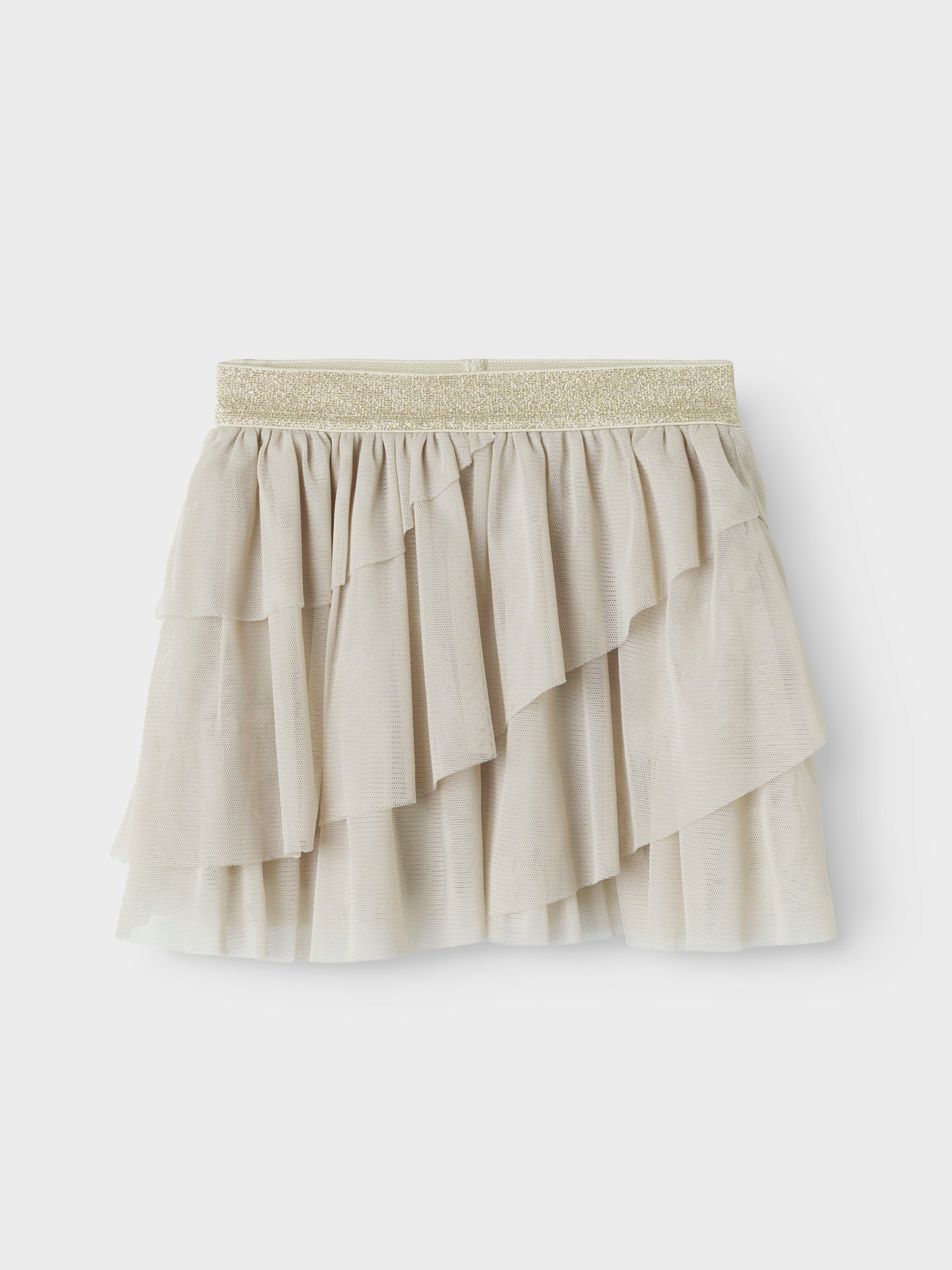 Falda Tul Beige Mini