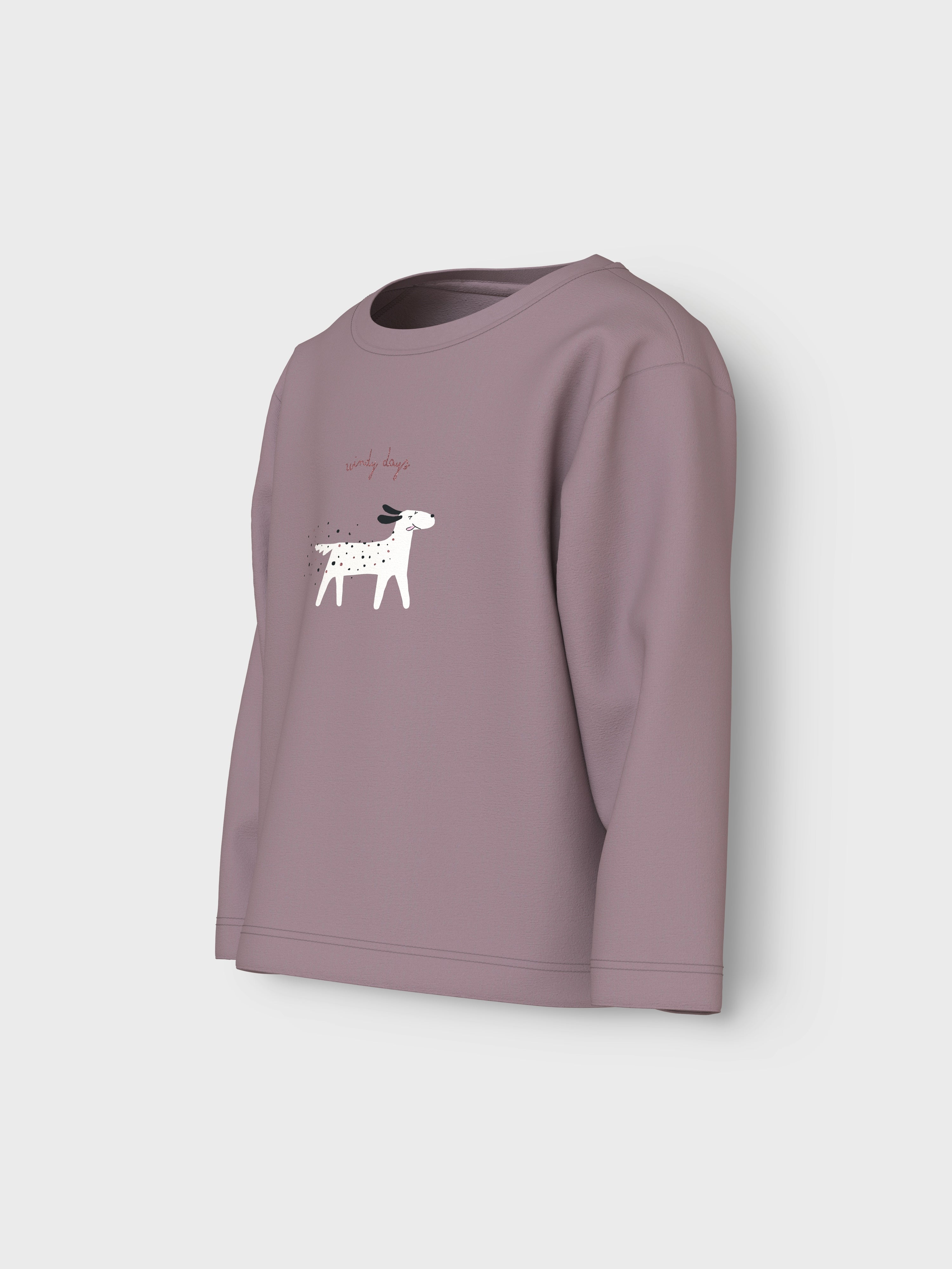 Camiseta Perrito Morada Mini