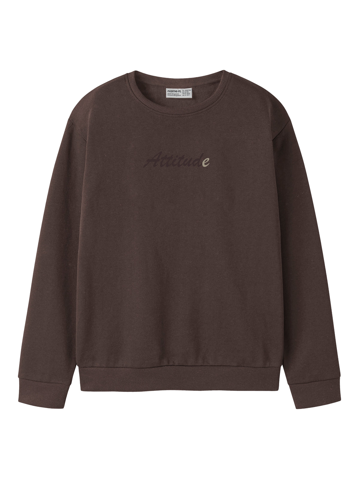 Sudadera Attitude Marrón Kid