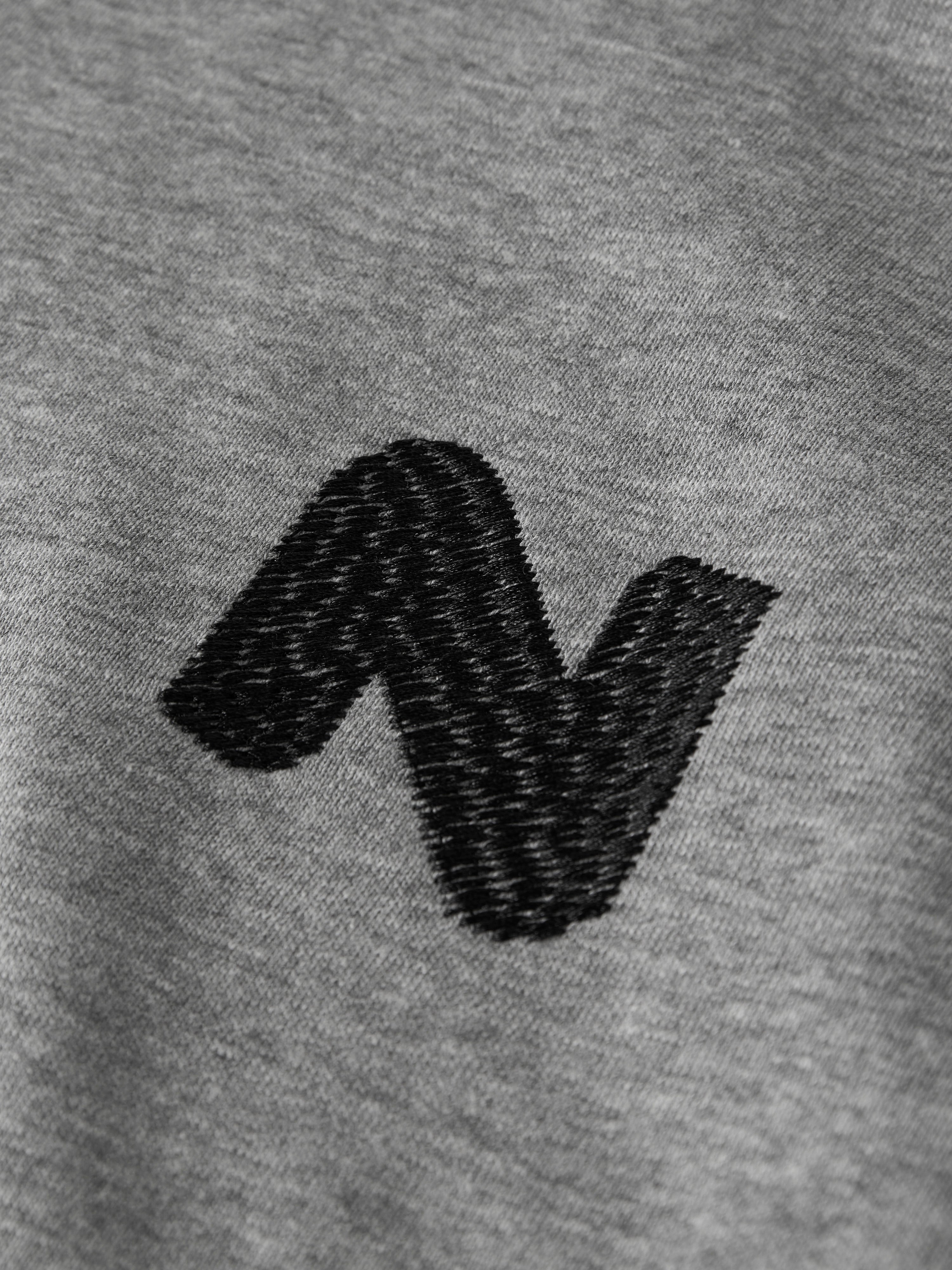 Sudadera N Gris Kid