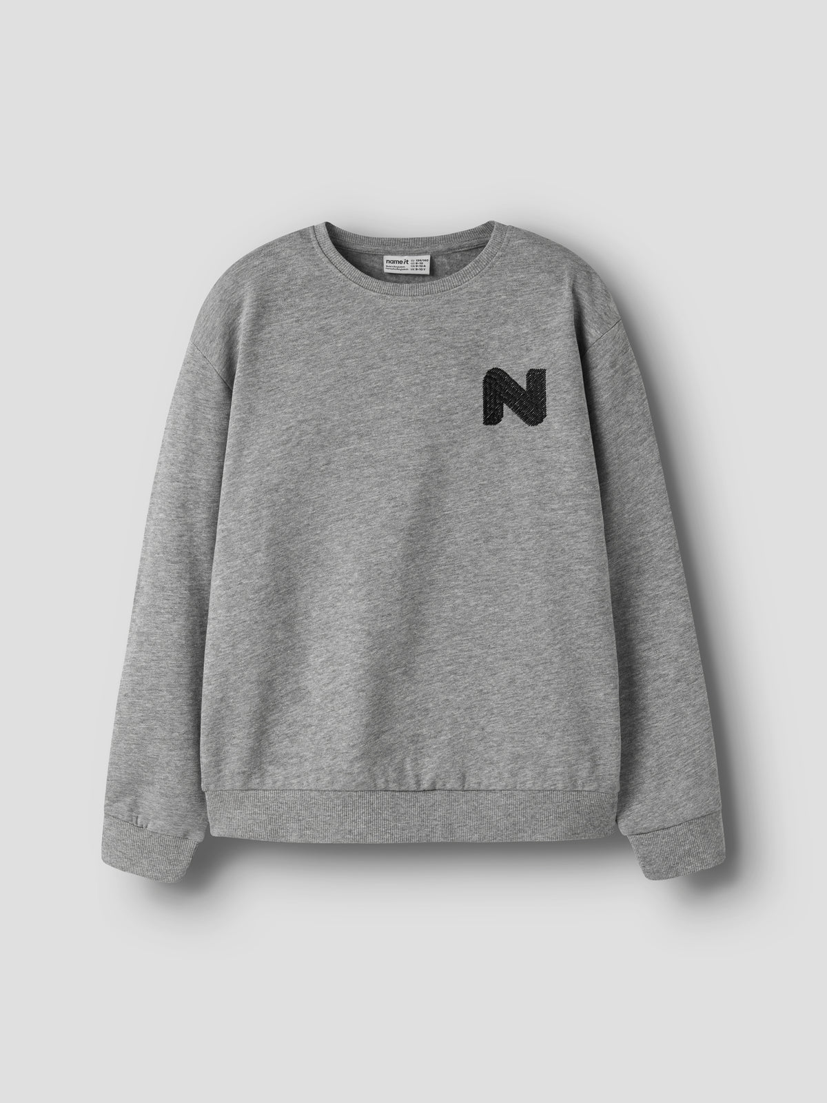 Sudadera N Gris Kid
