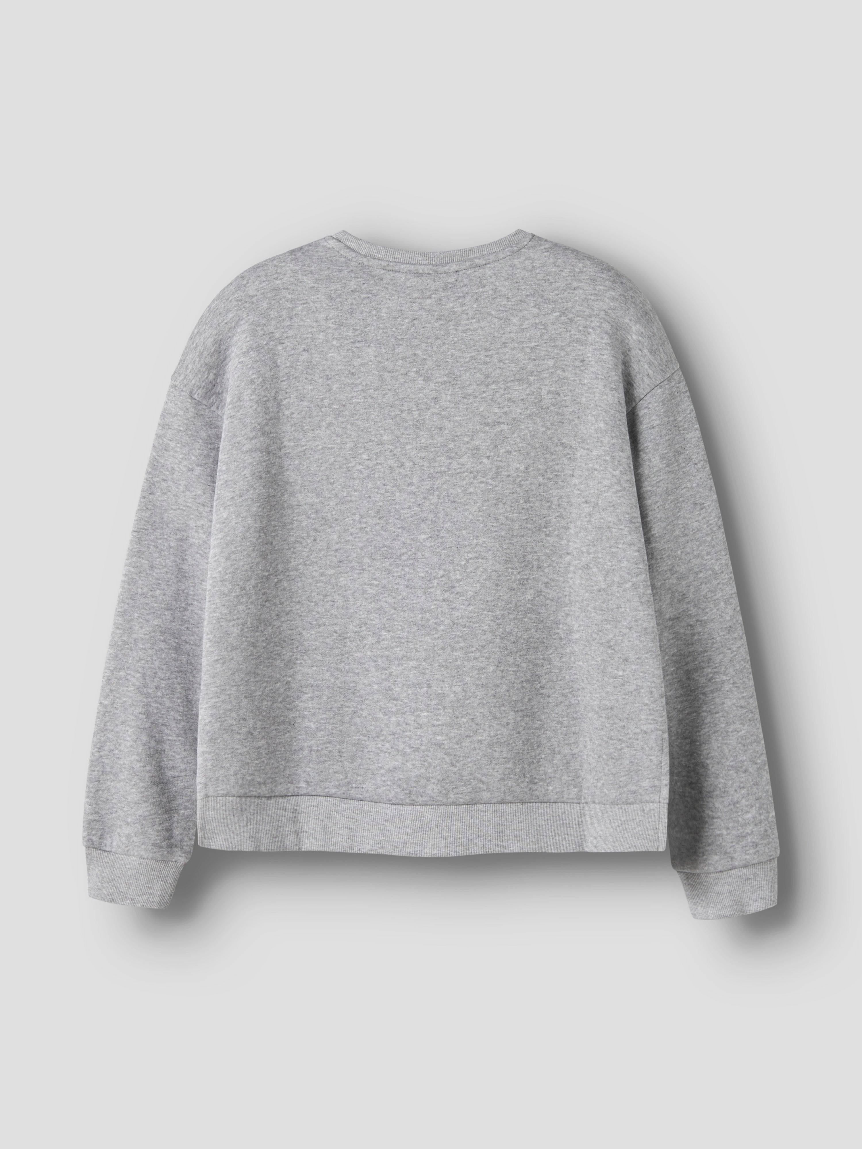 Sudadera Letras Gris Kid