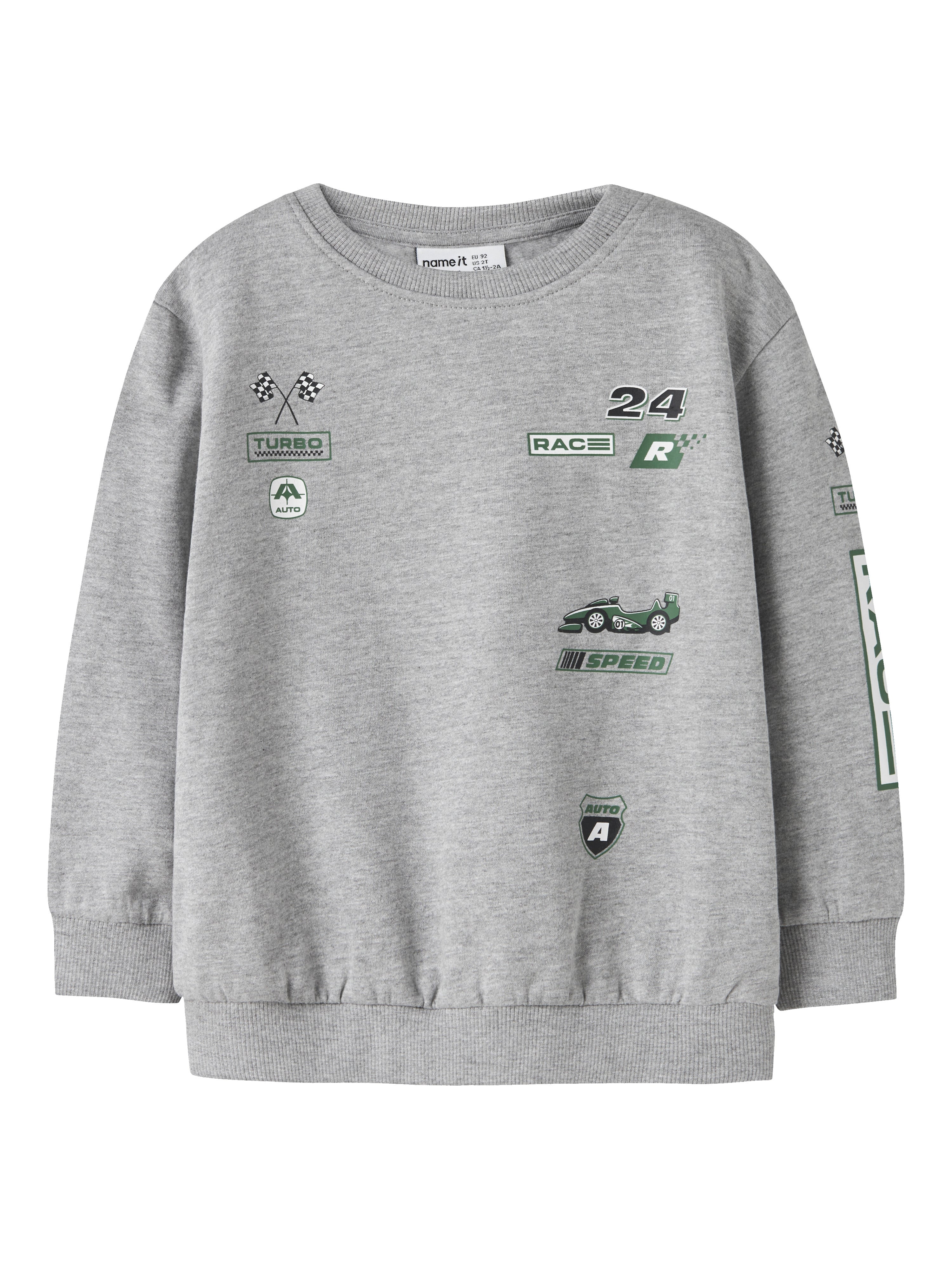Sudadera Race Gris Mini