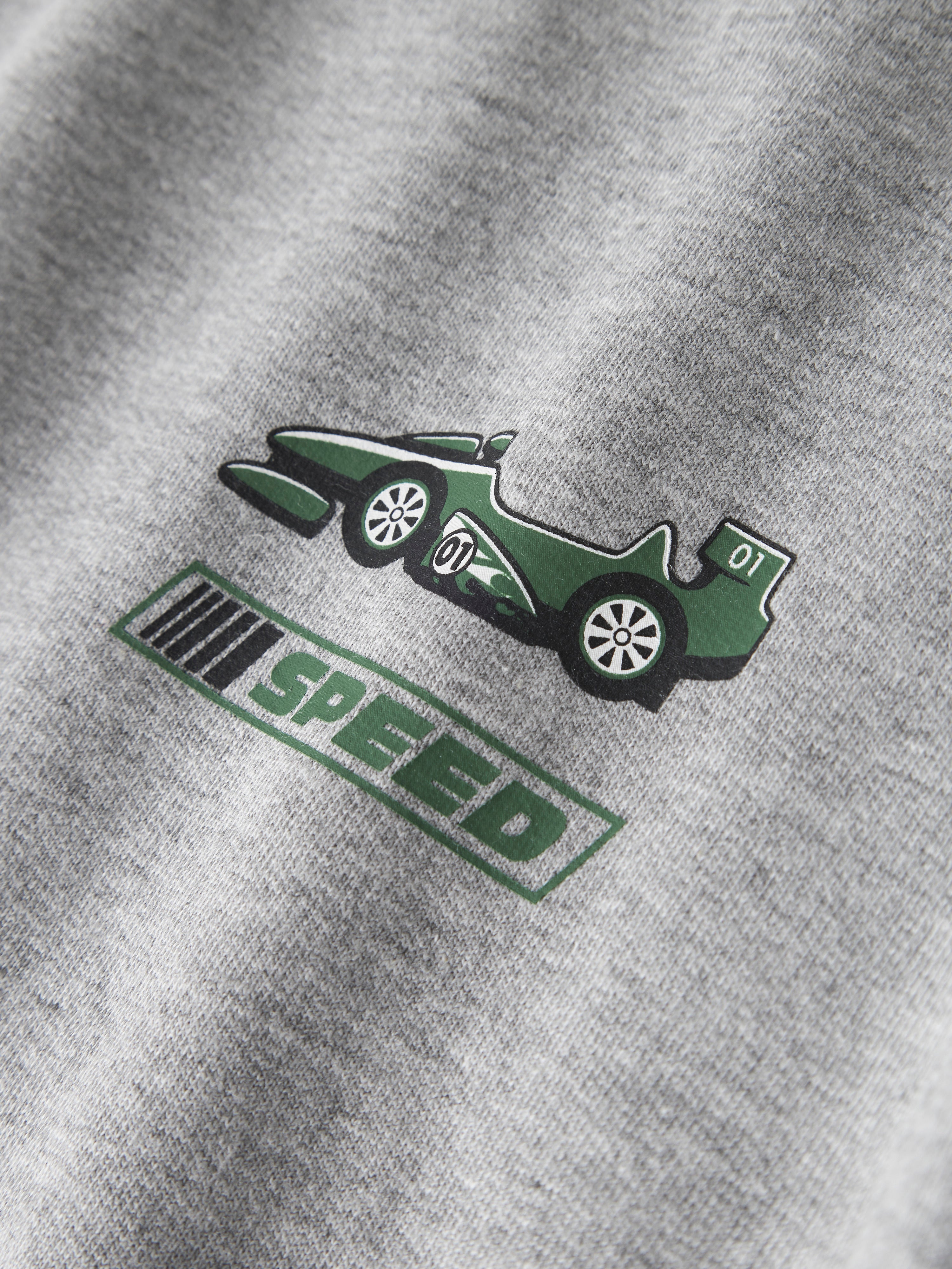 Sudadera Race Gris Mini