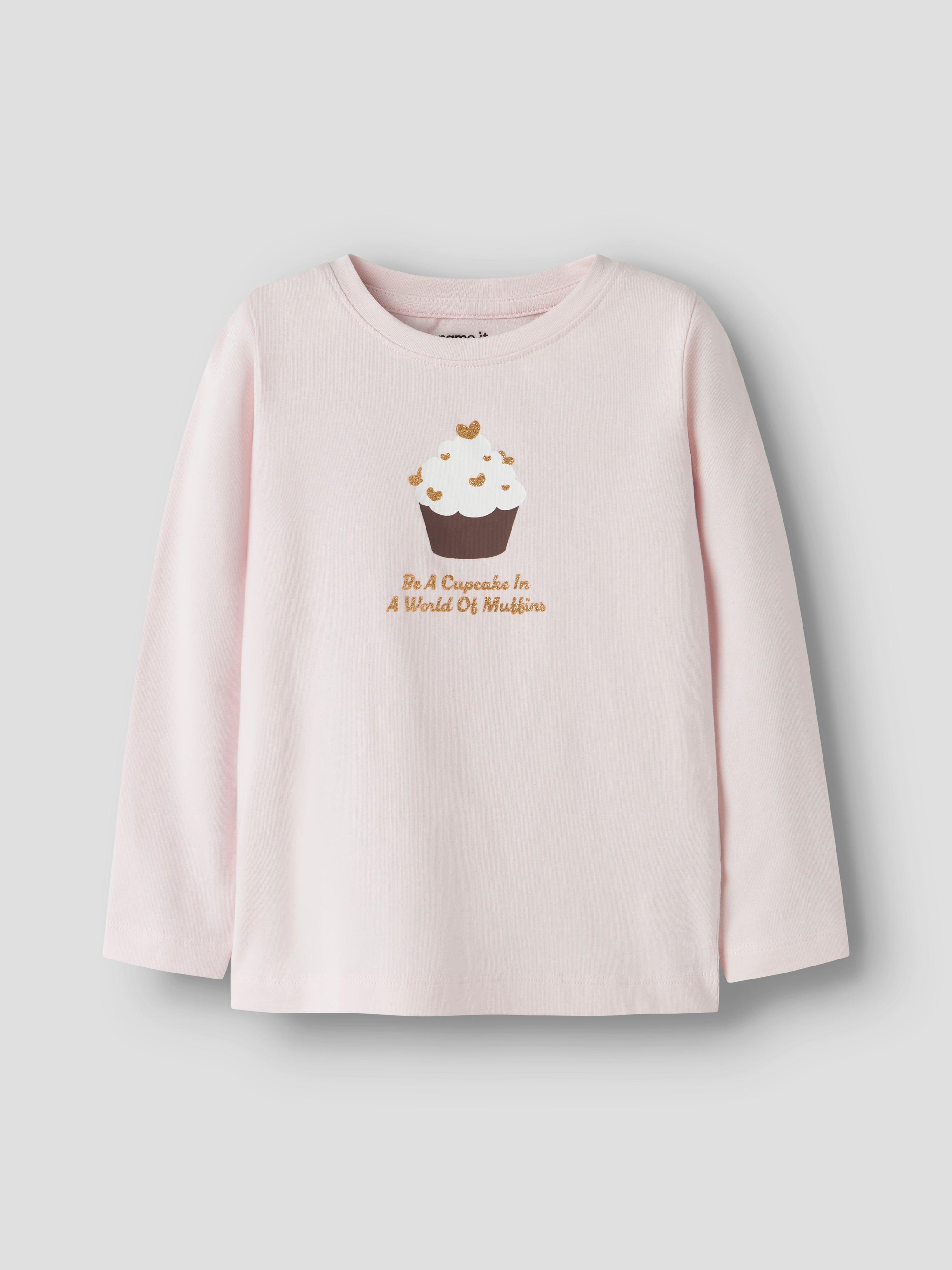 Camiseta Cupcake Rosa Mini