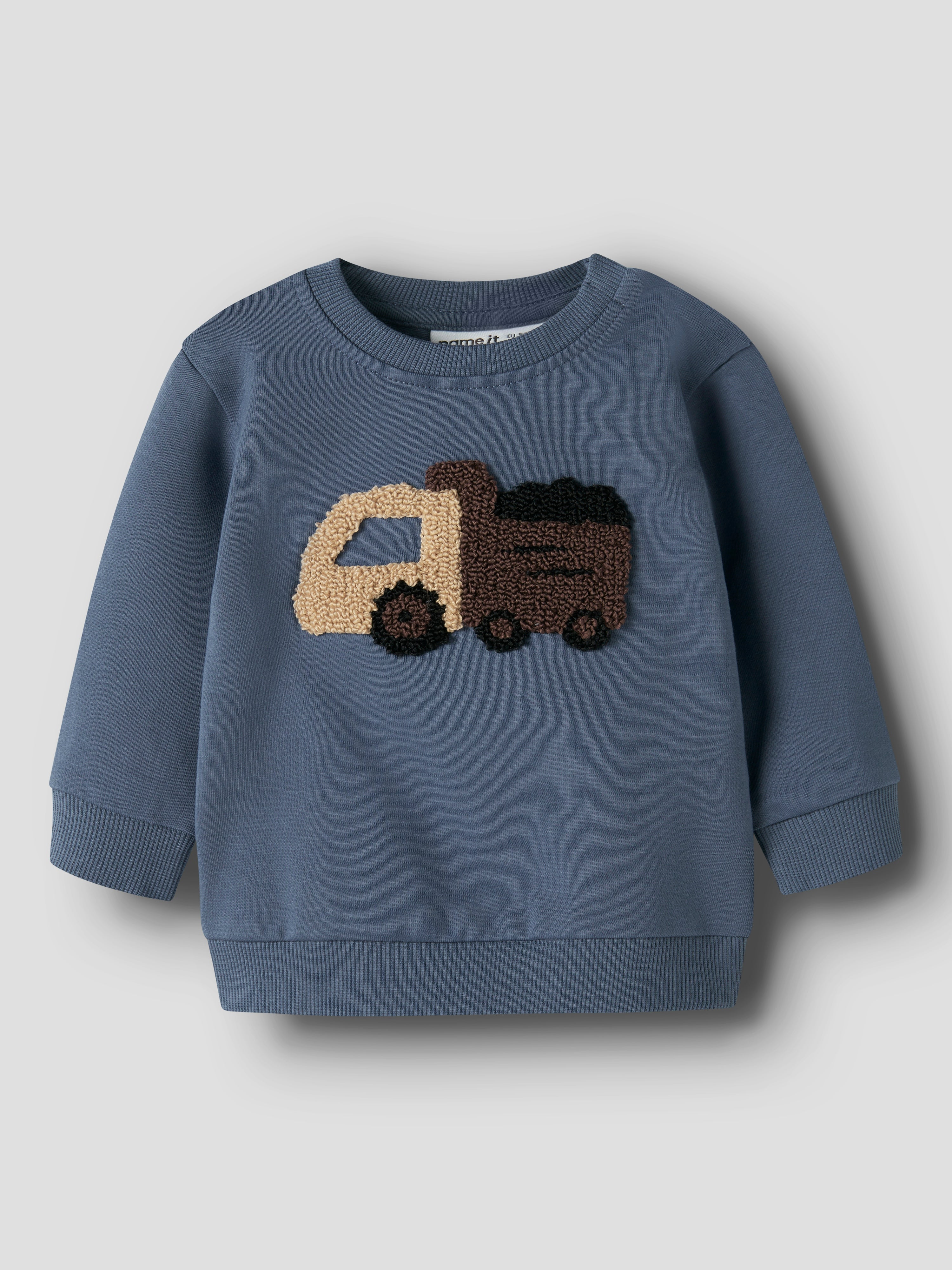 Sudadera Camión Azul Bebé