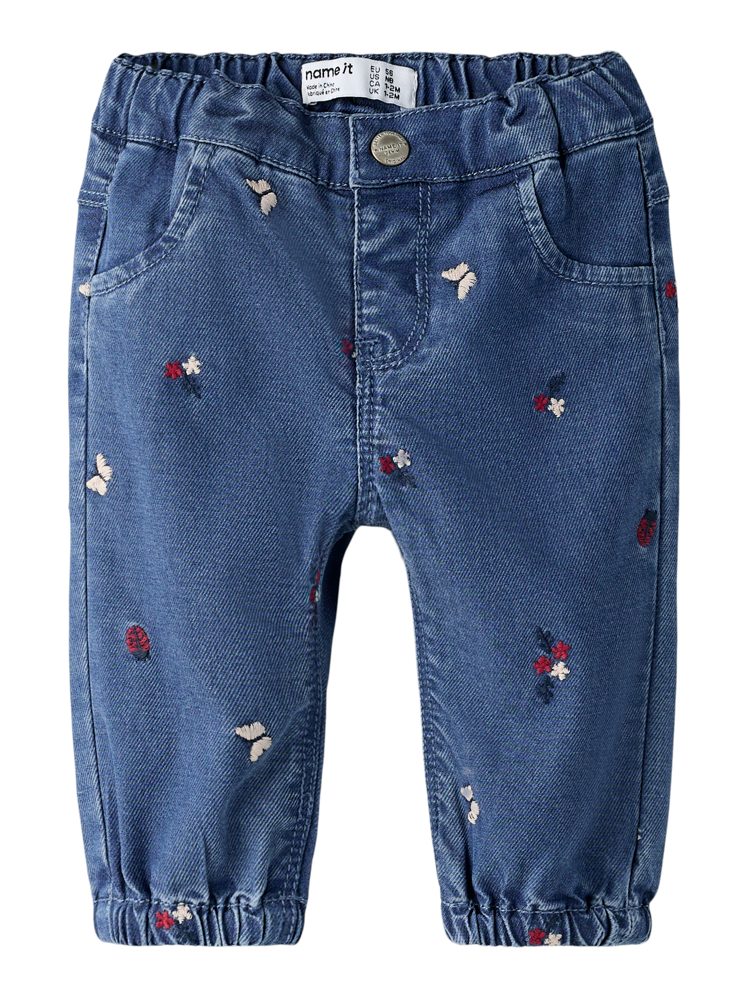 Pantalón Denim Mariposa Bebé