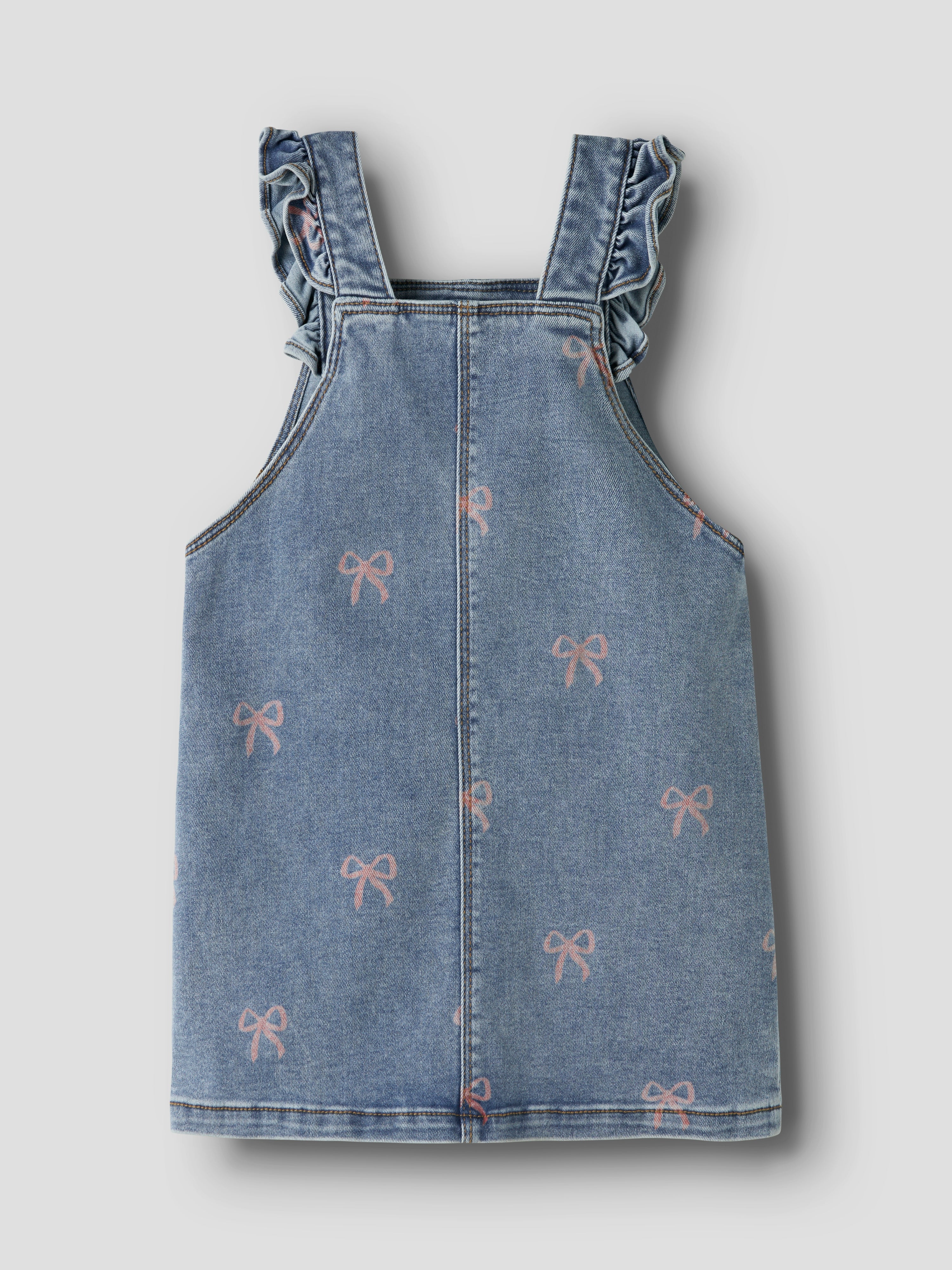 Vestido Denim Lazos Mini