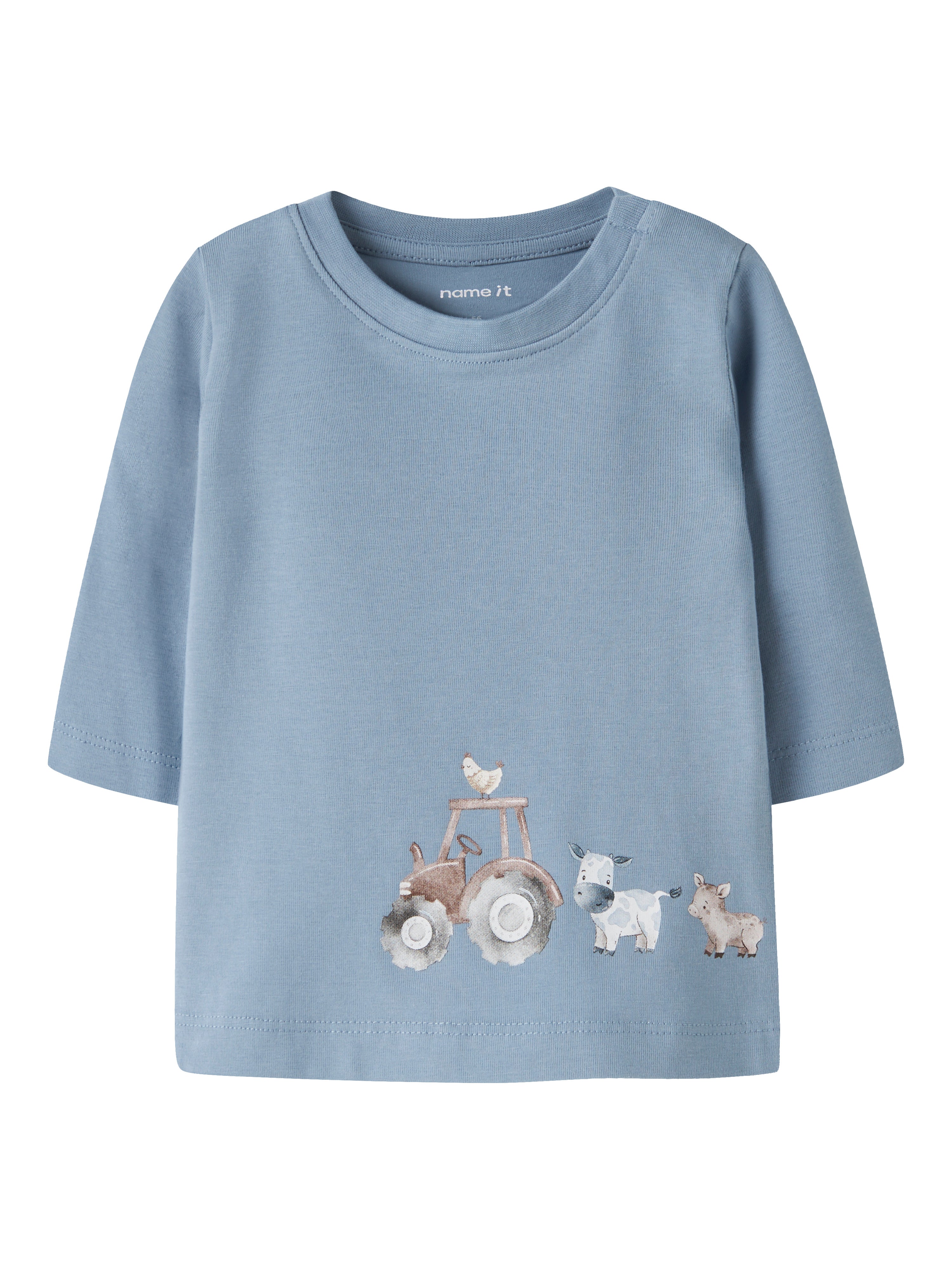 Camiseta Vaquita Azul Bebé