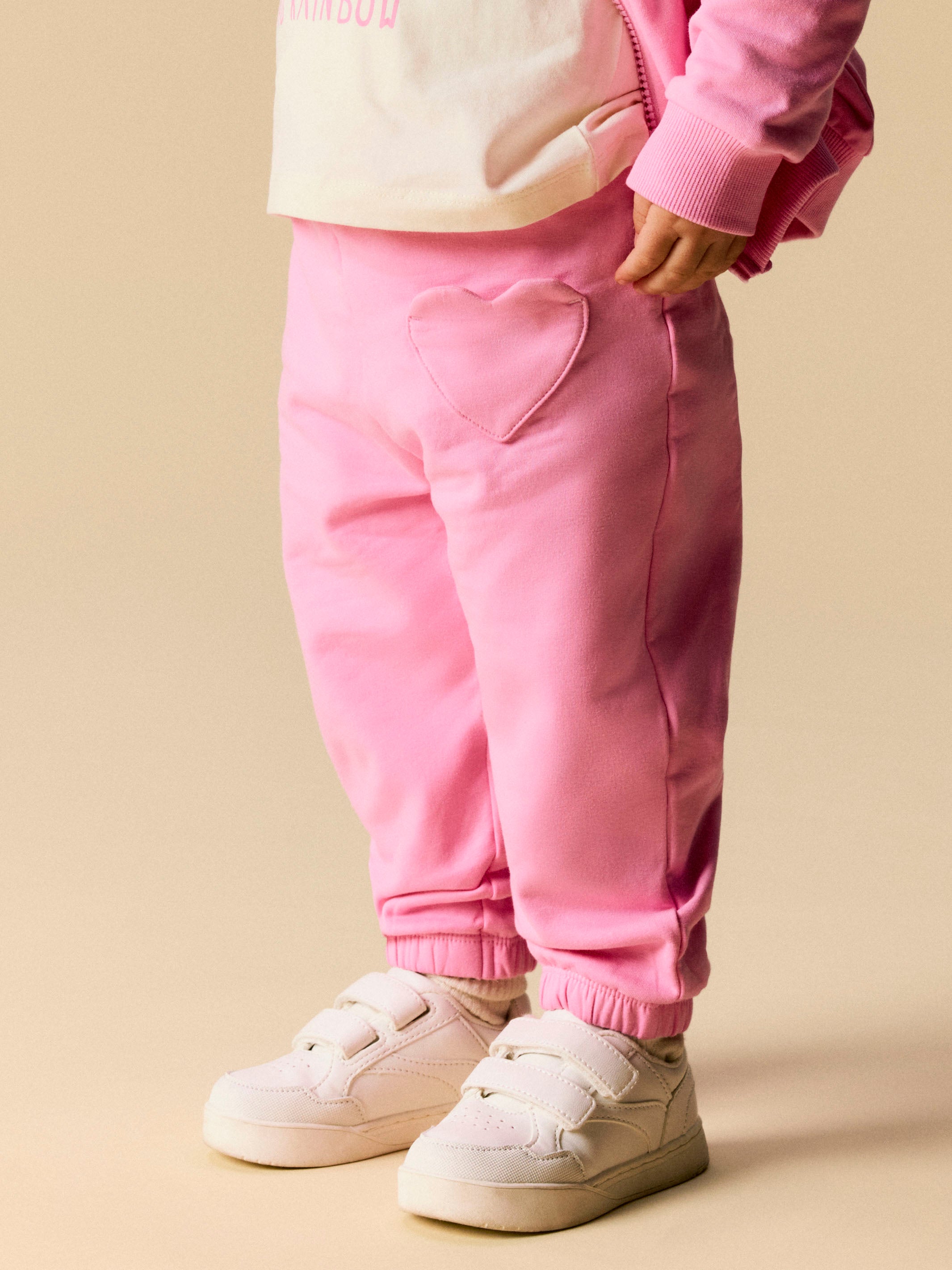 Chándal Corazón Rosa Mini