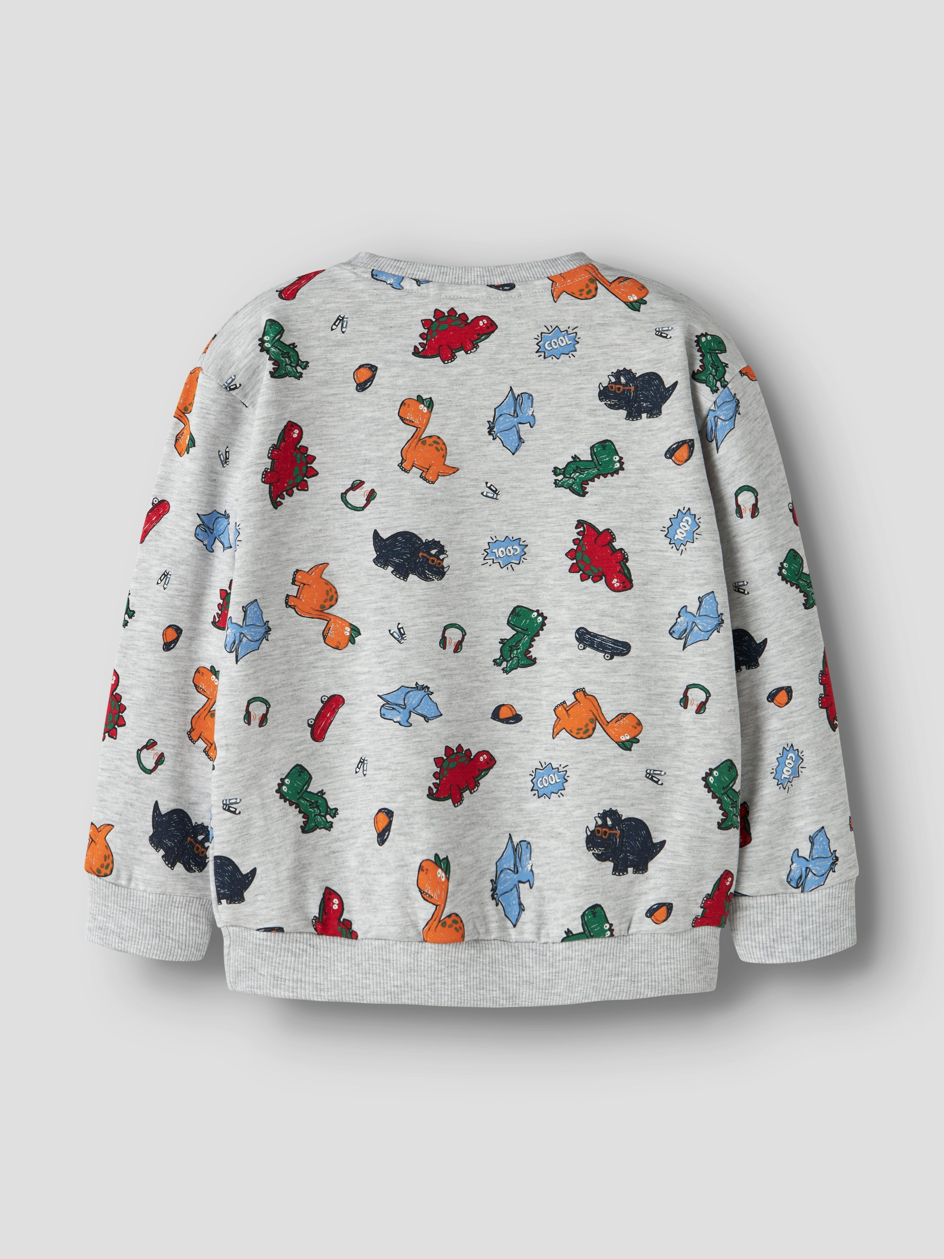 Sudadera Animalitos Gris Mini