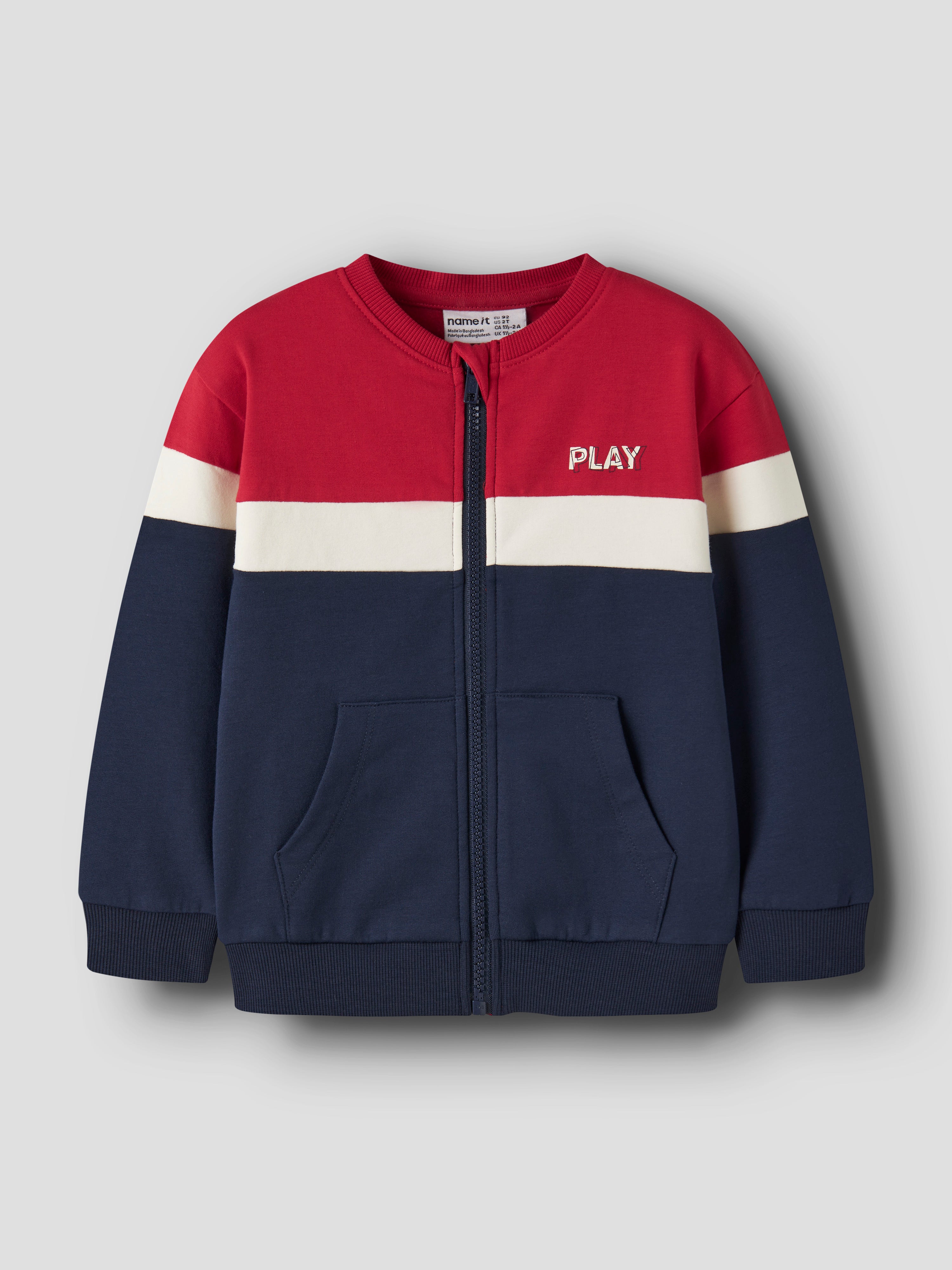 Sudadera Cremallera Marino Mini