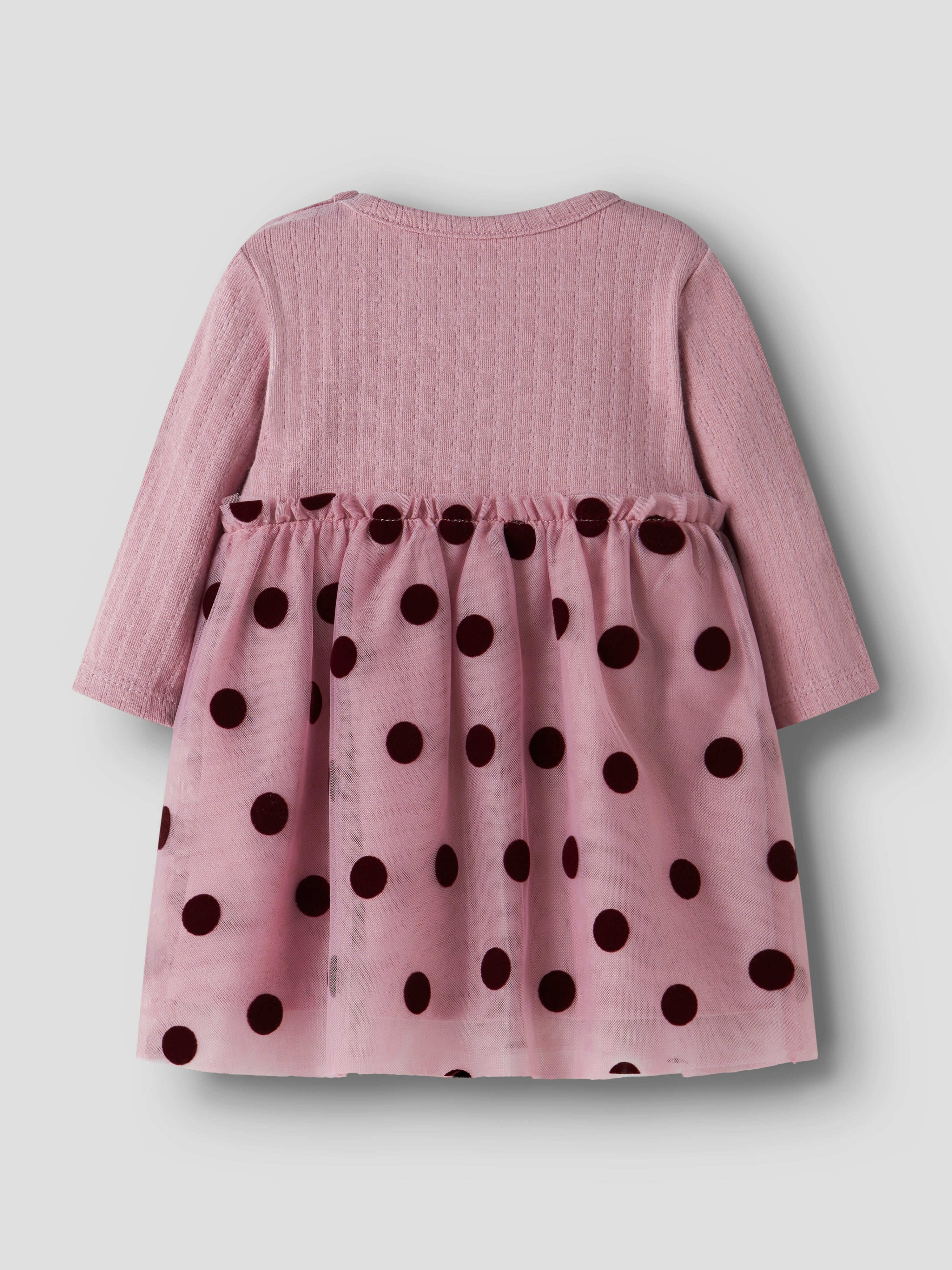 Vestido Lunares Lila Bebé