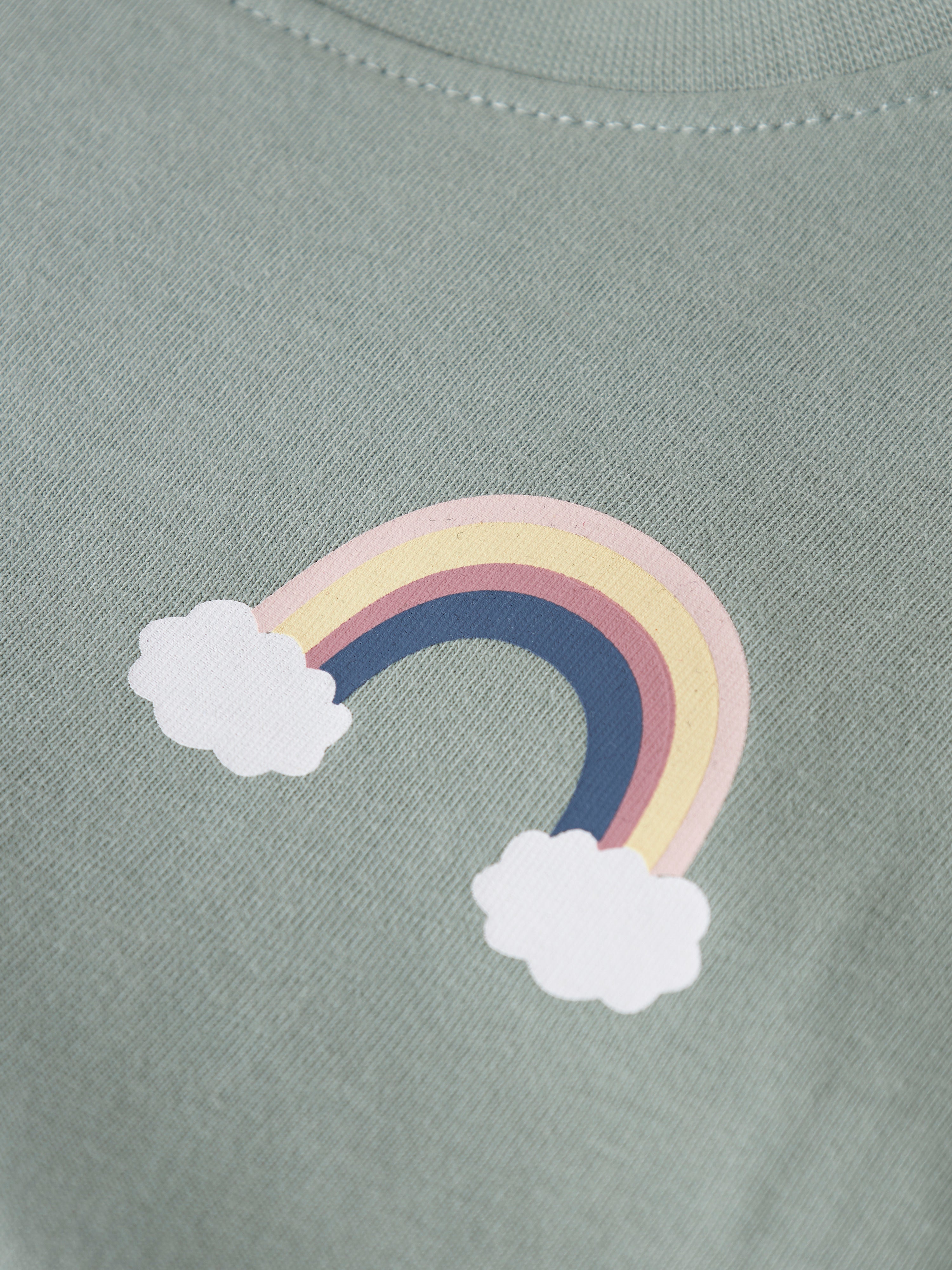 Camiseta Rainbow Verde Mini