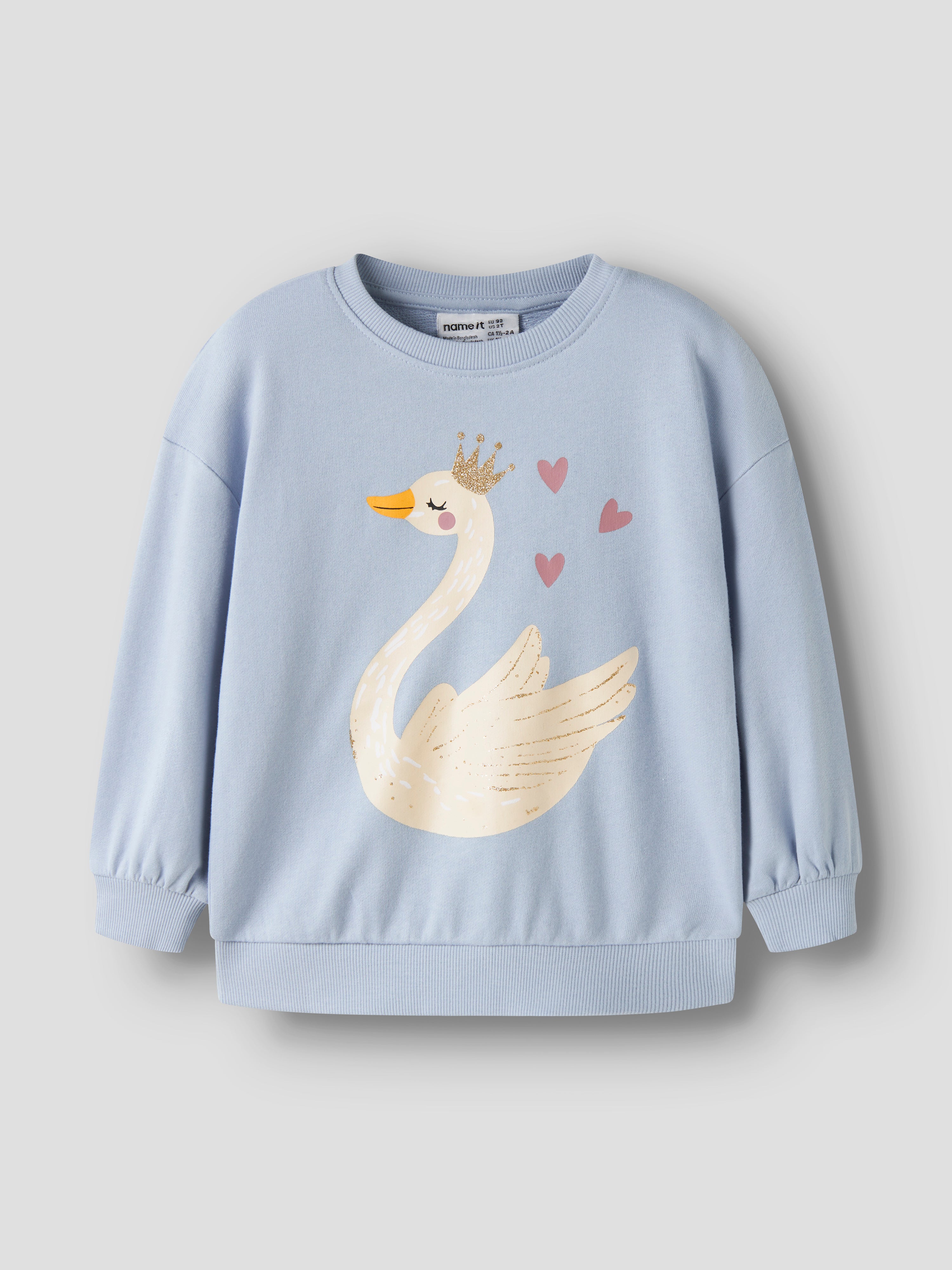 Sudadera Cisne Azul Mini