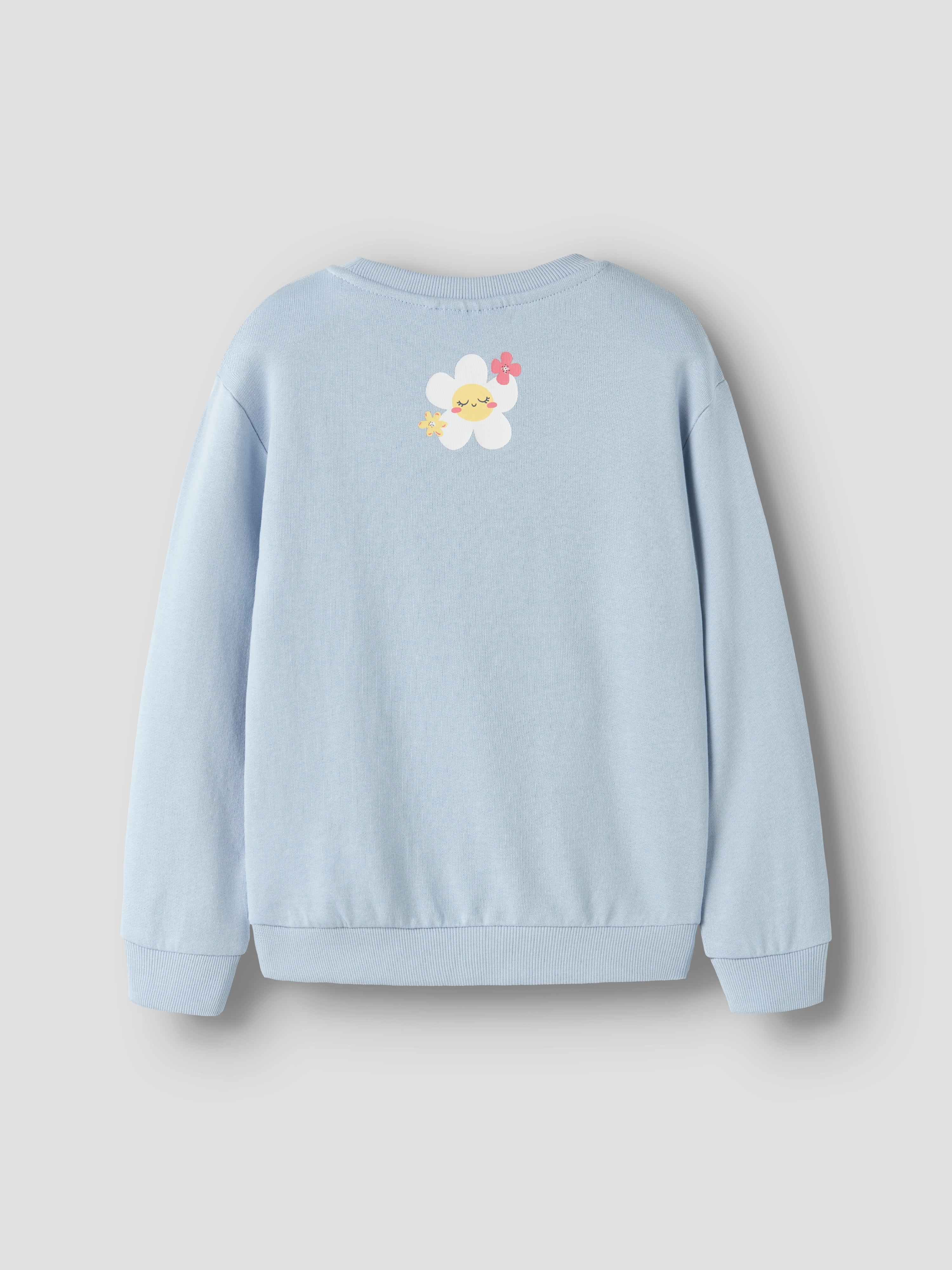 Sudadera Azul Happy Flower Mini