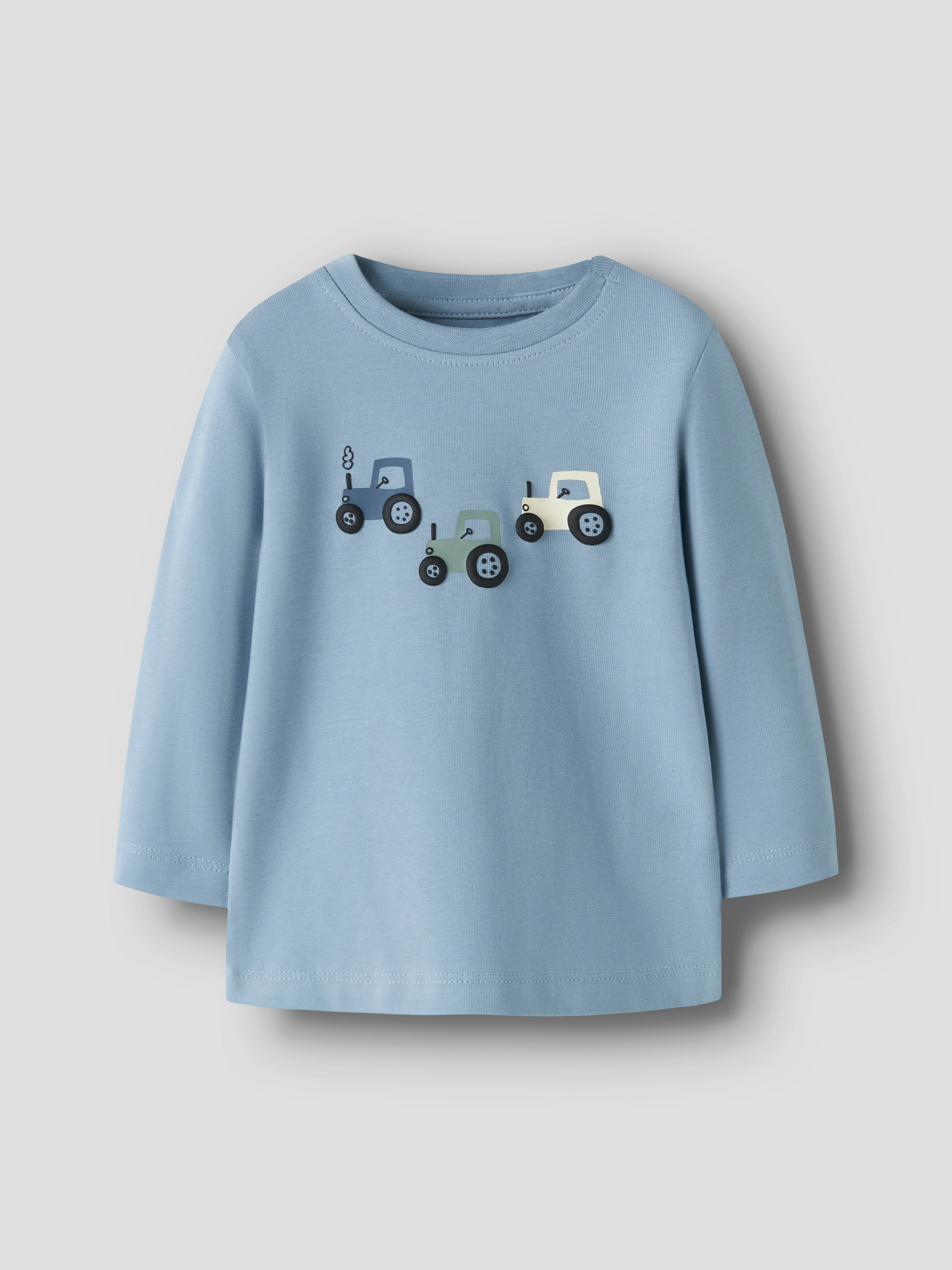 Camiseta Tractor Azul Bebé