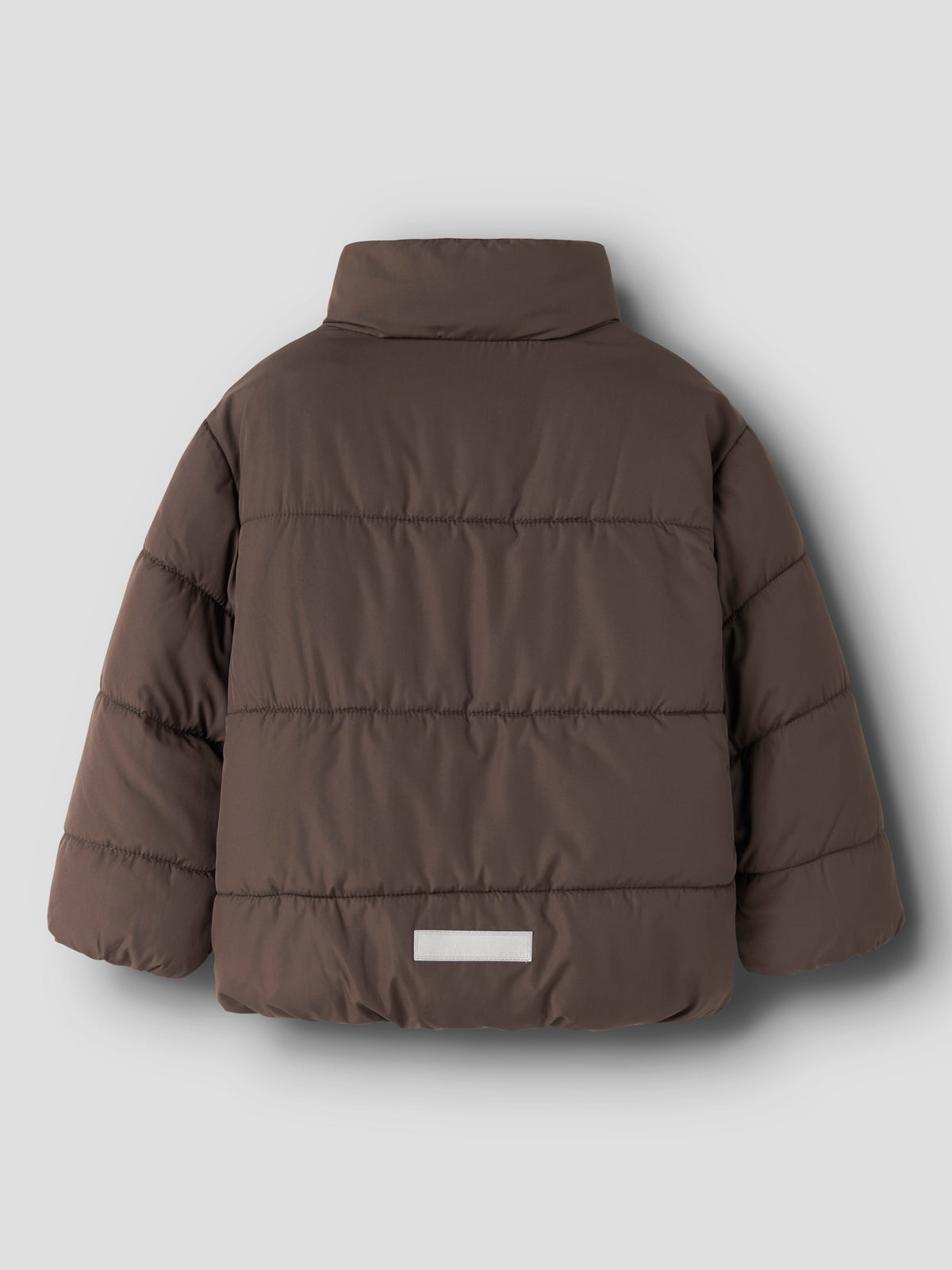 Chaqueta Acolchada Marrón Mini