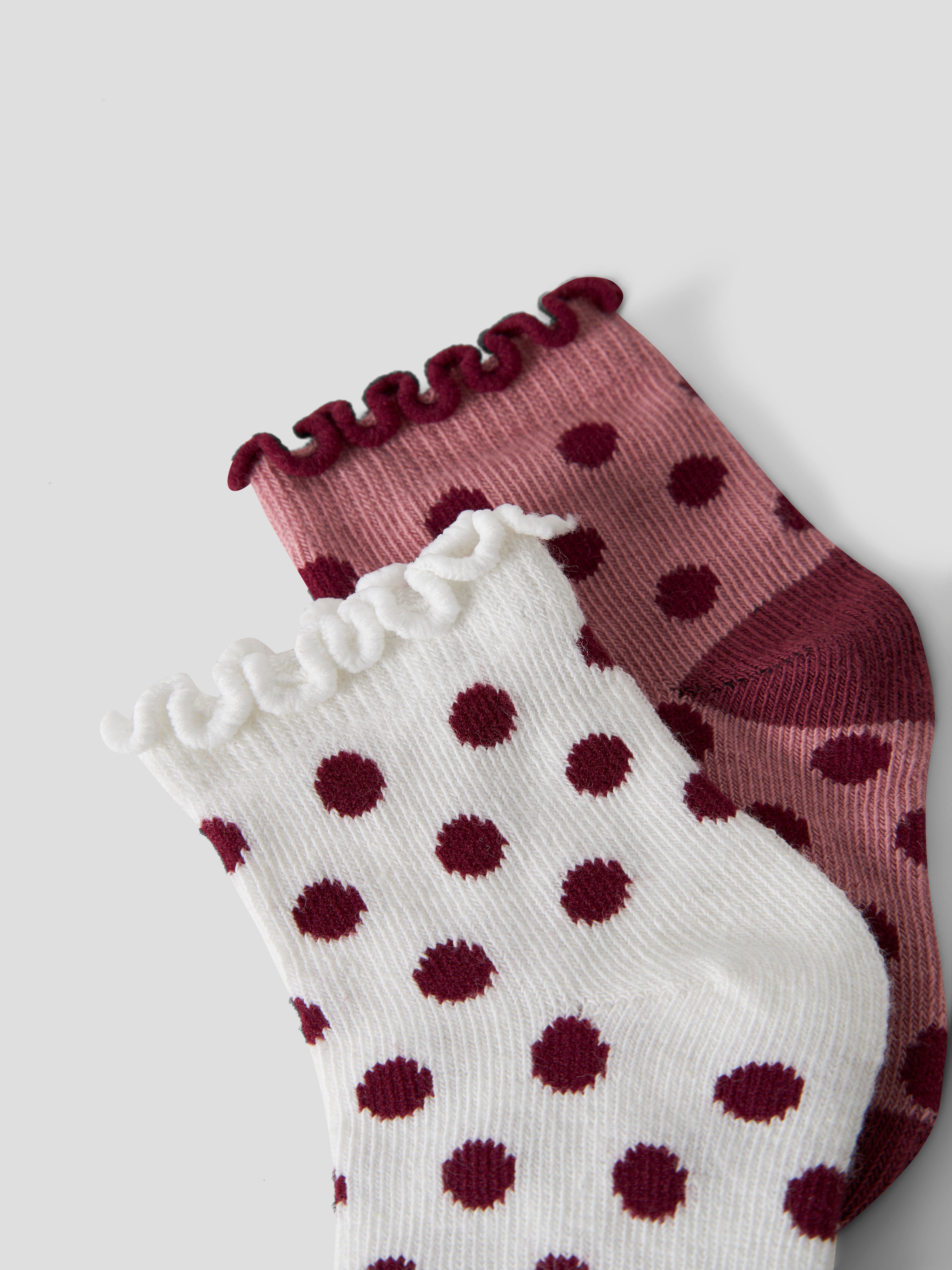 Pack 2 Calcetines Topos Bebé