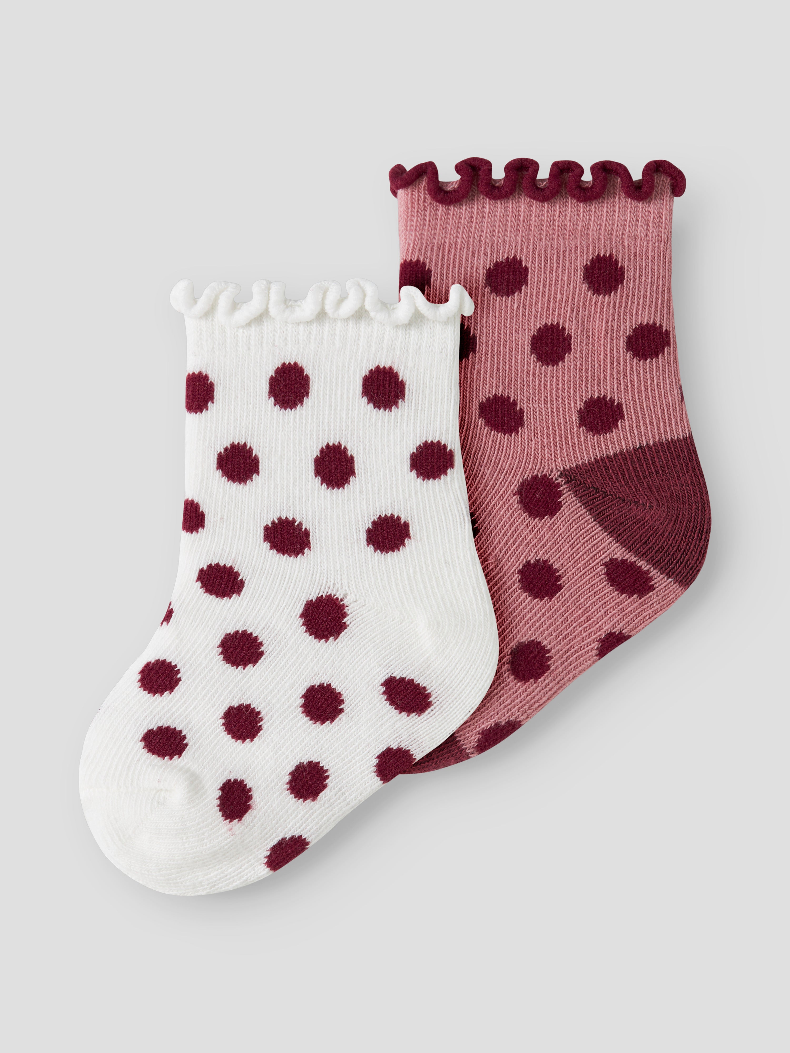 Pack 2 Calcetines Topos Bebé
